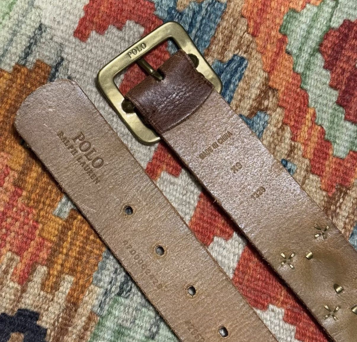 Ralph Lauren Ralph Lauren Polo RL Studded Belt K22 Size ONE SIZE - 5 Thumbnail
