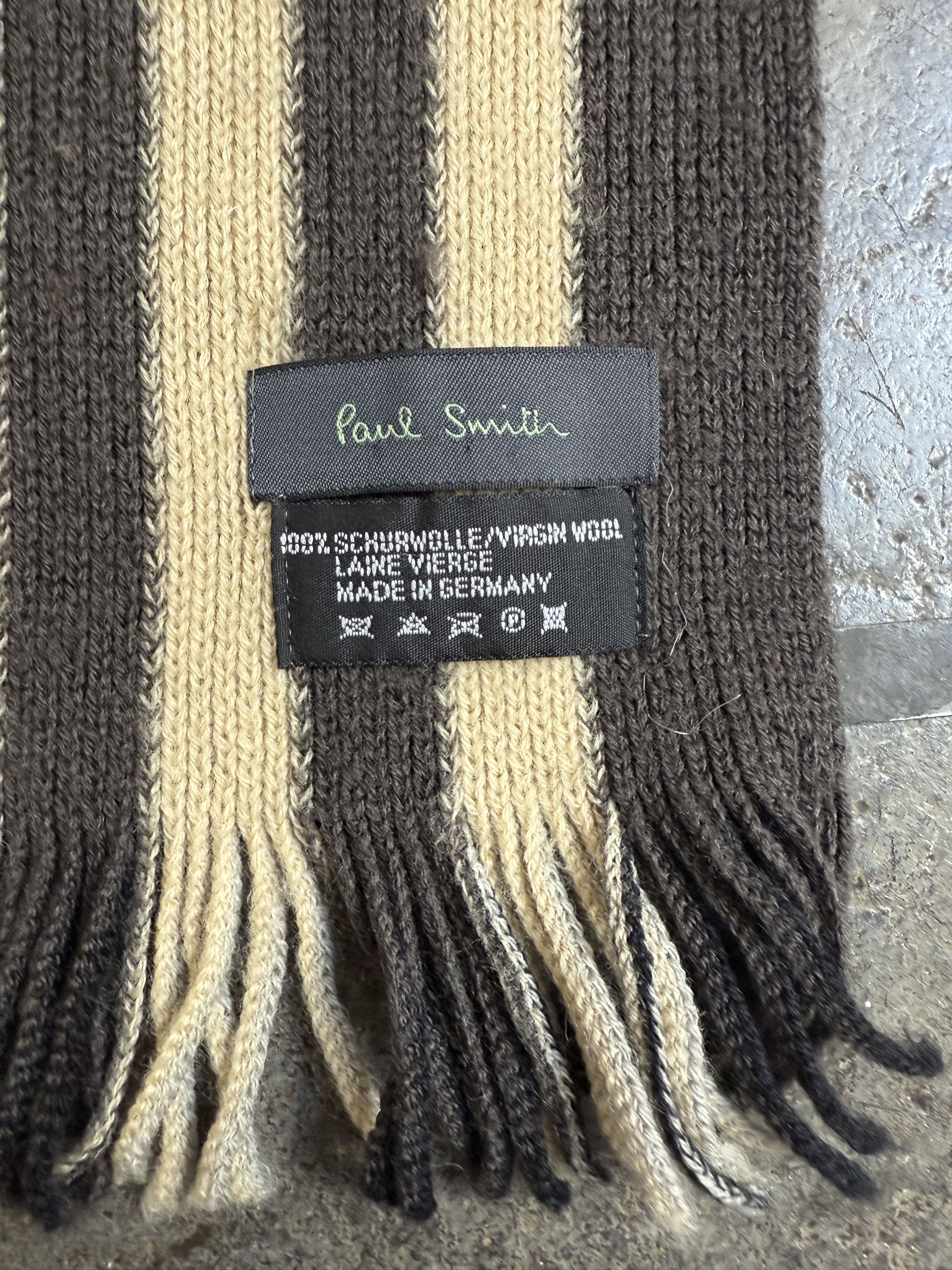 Paul Smith Paul Smith Double Sided Long Wool Scarf Size ONE SIZE - 6 Thumbnail
