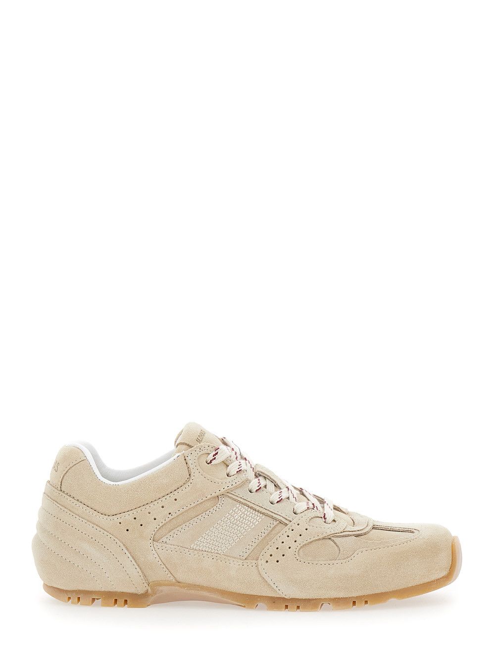 ALOHAS 'Tb.56' beige Sneaker Low Top with logo lettering on the tongue and perforated details in suede woman Size US 11 / IT 41 - 1 Thumbnail