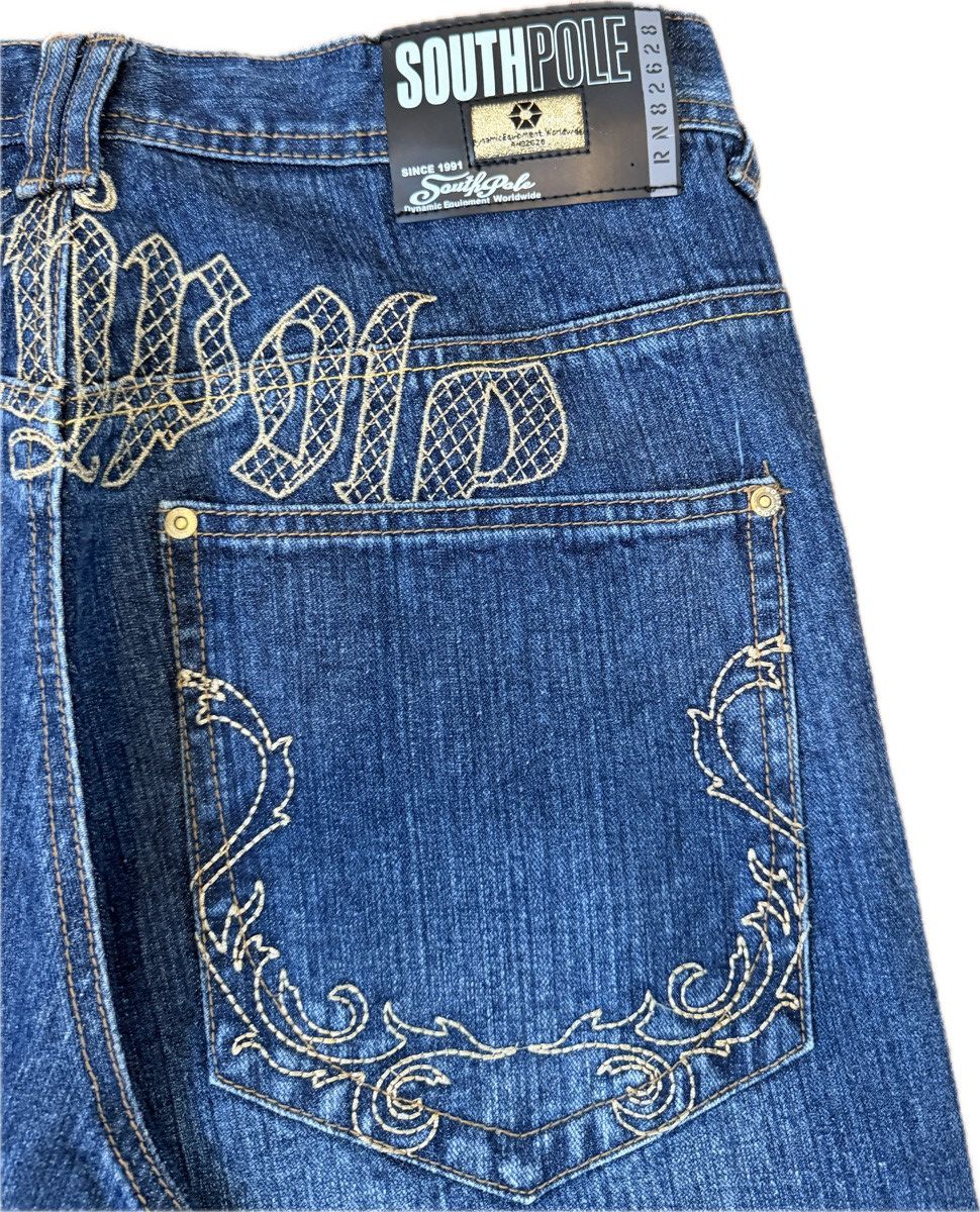 Southpole Vintage Gold Embroidery Southpole Jeans Size US 33 - 4 Thumbnail