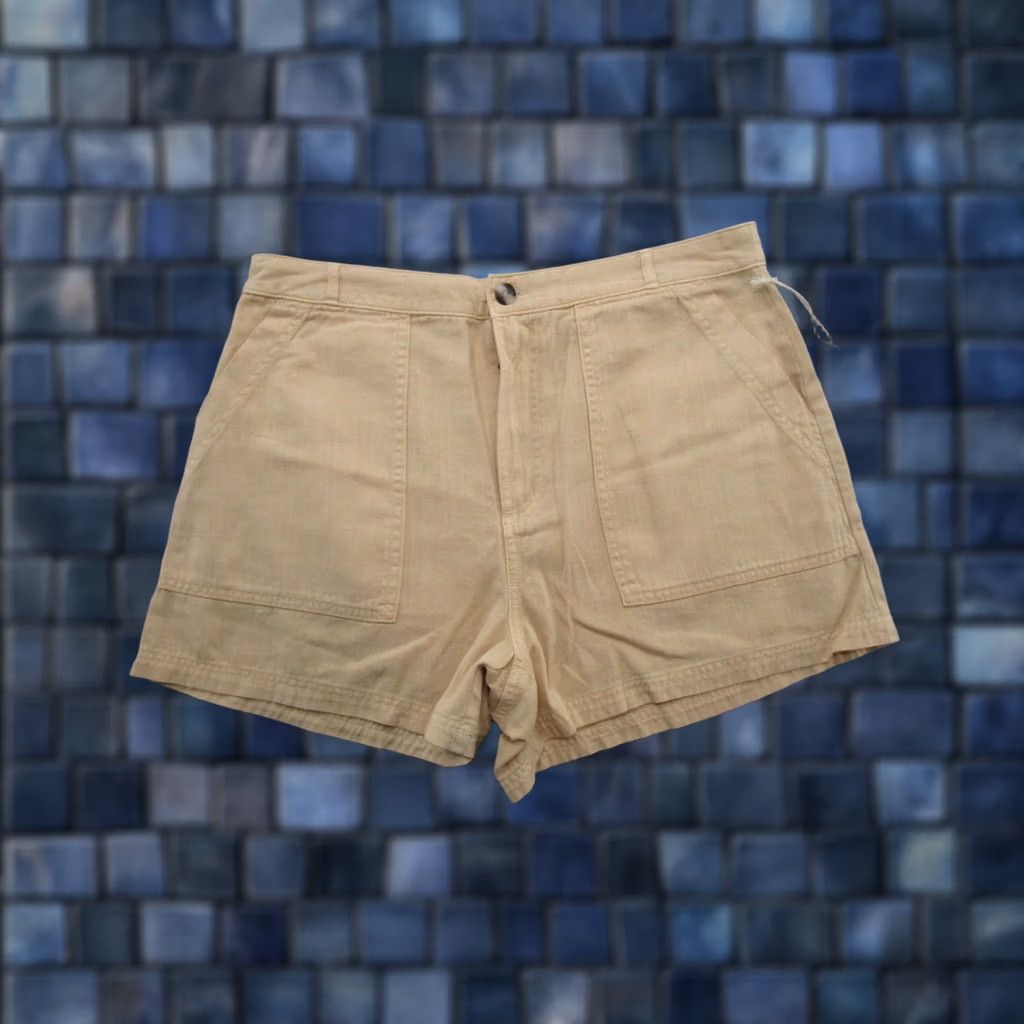 Vintage VINTAGE Universal Thread Shorts Beige High Rise Mom Size 12 Cotton Outdoor Hiking 5-Pocket Women Boys? Size 34" / US 12 / IT 48 - 1 Thumbnail