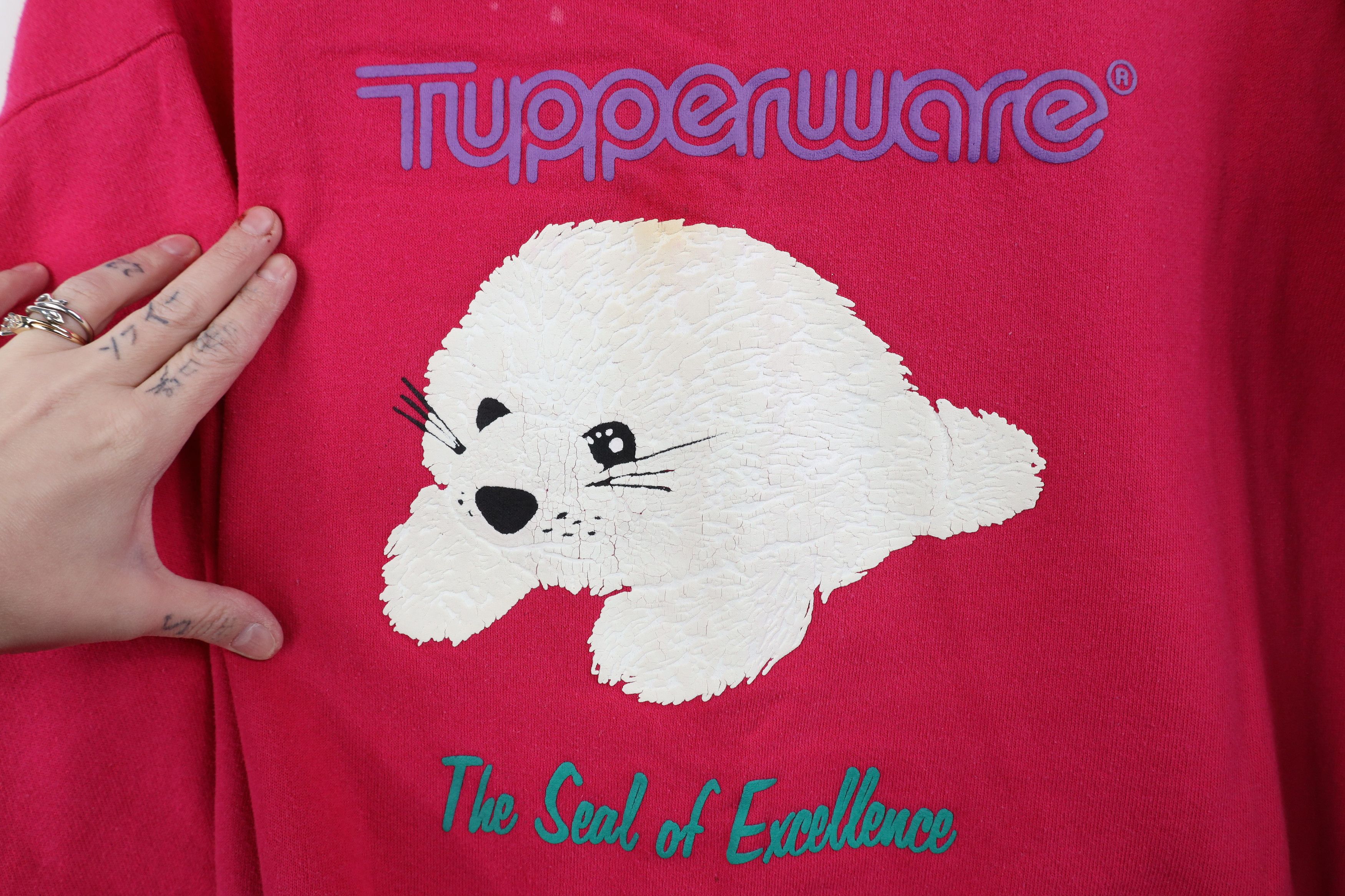 Vintage Vintage 90s Tupperware Seal of Excellence Sweatshirt USA Size XL / US 12-14 / IT 48-50 - 4 Thumbnail