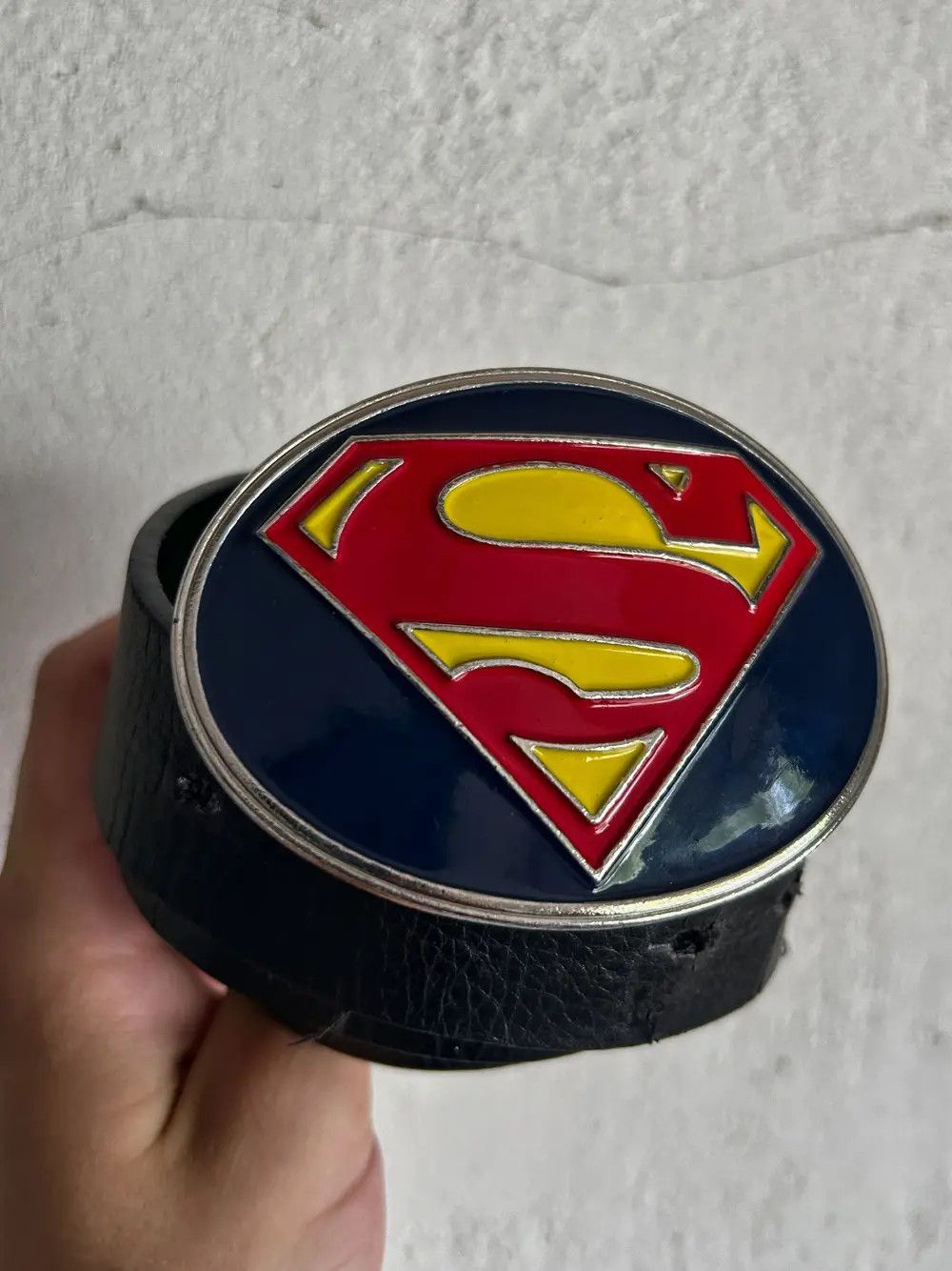 Other Vintage Humor Streetwear Japanese Superman Leather Belt 90s Size ONE SIZE - 6 Thumbnail