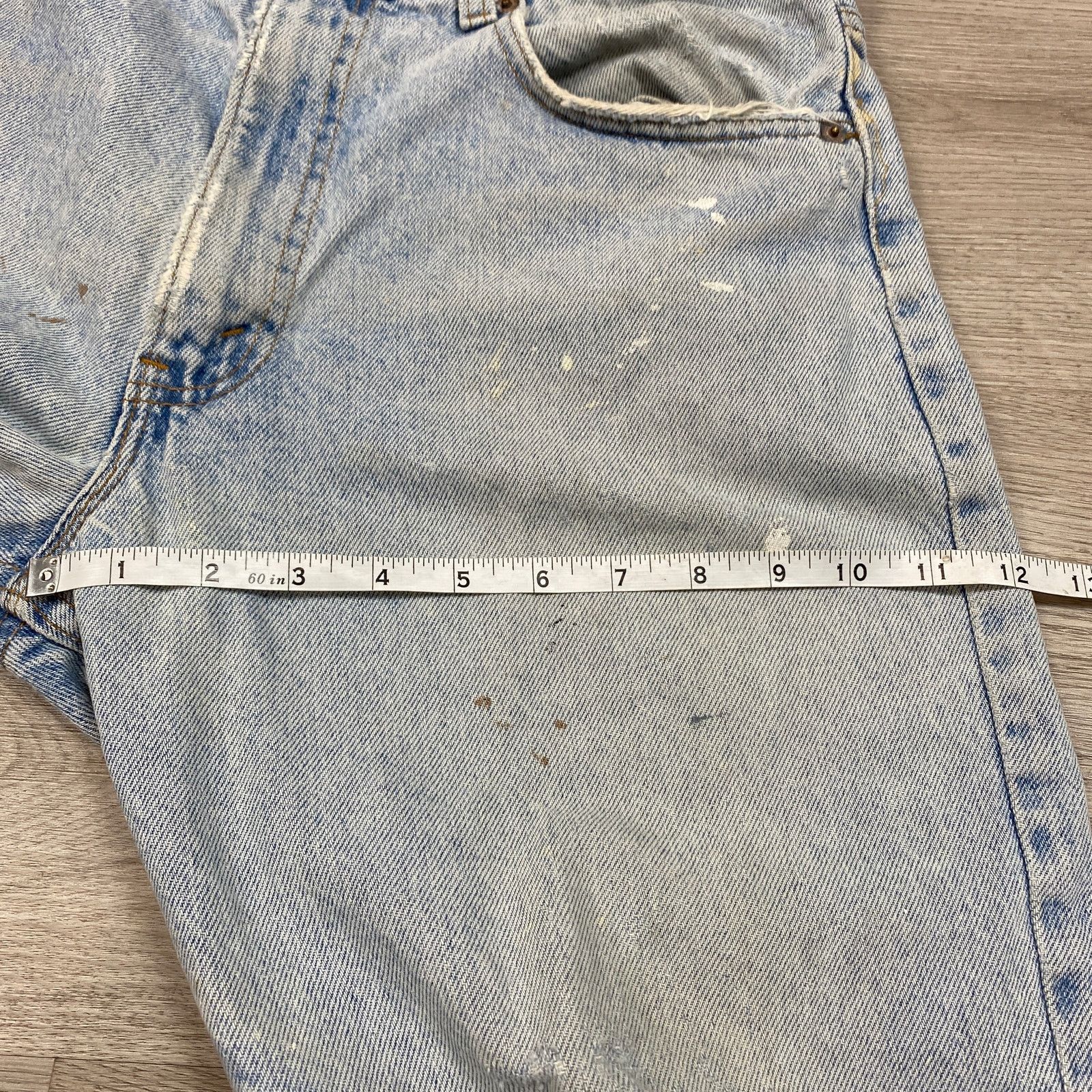 Levi's × Vintage VTG 90s Levi's 550 Made in USA Relaxed Fit Jeans Men's 30x29 Size US 30 / EU 46 - 6 Thumbnail