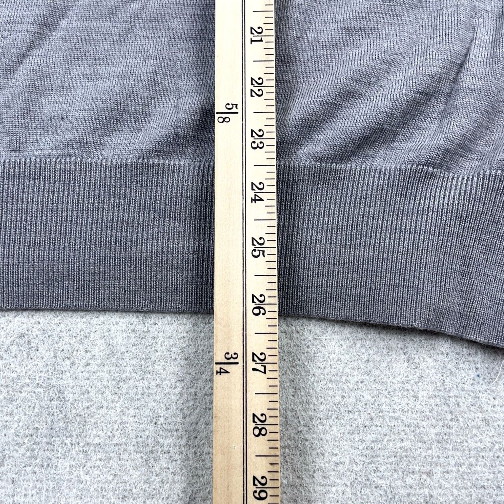 Orvis Orvis Sweater Pullover Merino Wool 1/4 Zip Quilted Lightweight Mock Neck Mens M Gray Full Zip? Size US M / EU 48-50 / 2 - 6 Thumbnail