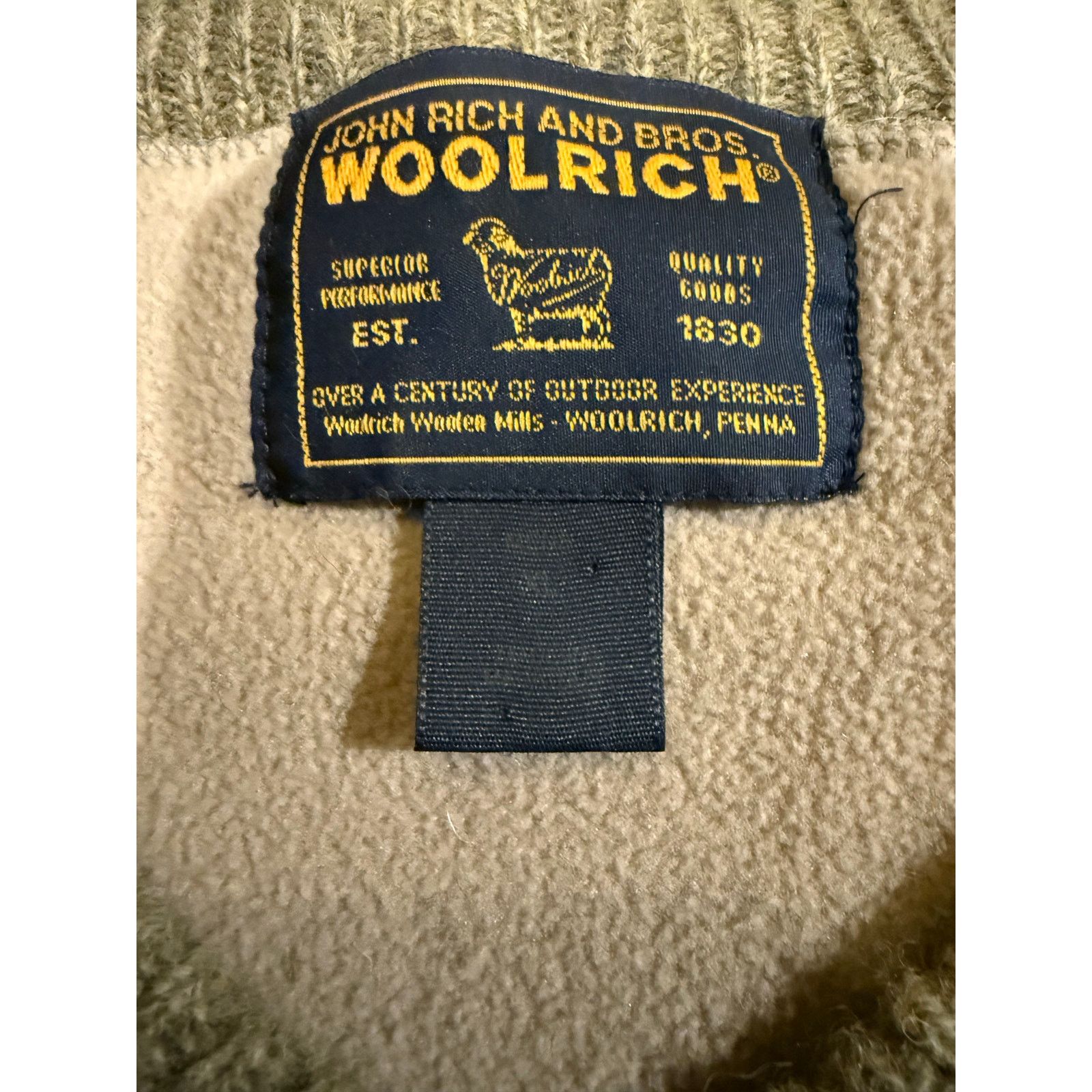 Woolrich Woolen Mills 90's Woolrich 100% Shetland Wool V Neck Sweater Size XL Size US XL / EU 56 / 4 - 2 Thumbnail