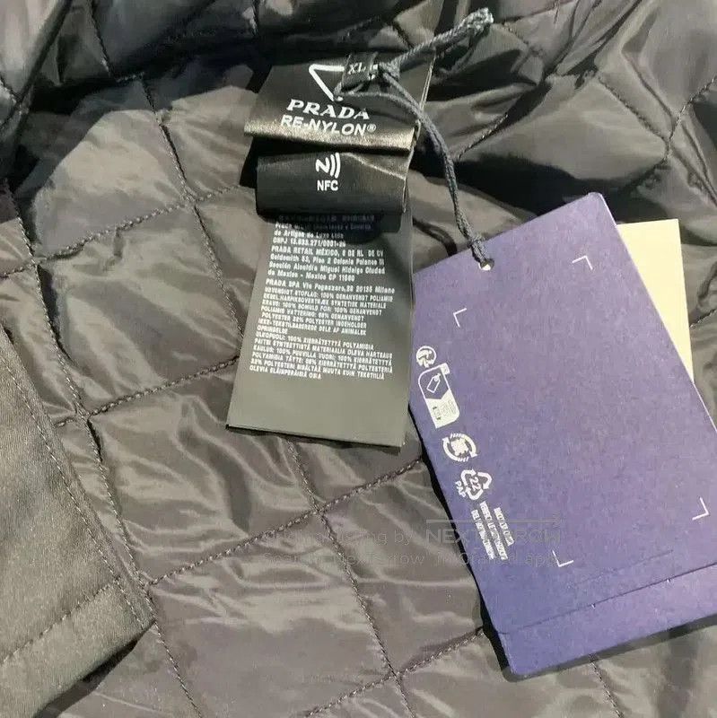 Prada Prada Black Nylon Men's Outerwear Jacket. Size US XL / EU 56 / 4 - 4 Thumbnail