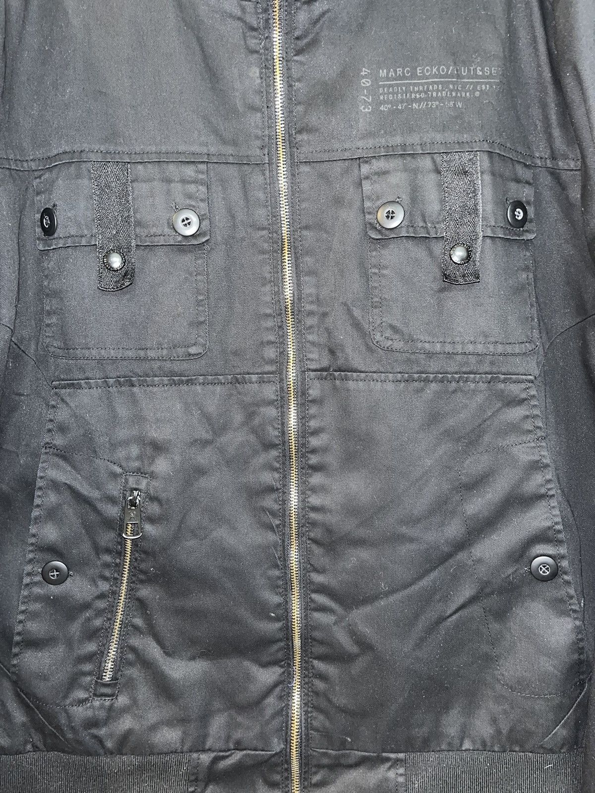 Vintage Crazy Vintage Y2K Cyber Grunge Baggy Skater Emo Opium Jacket Size US XL / EU 56 / 4 - 2 Thumbnail