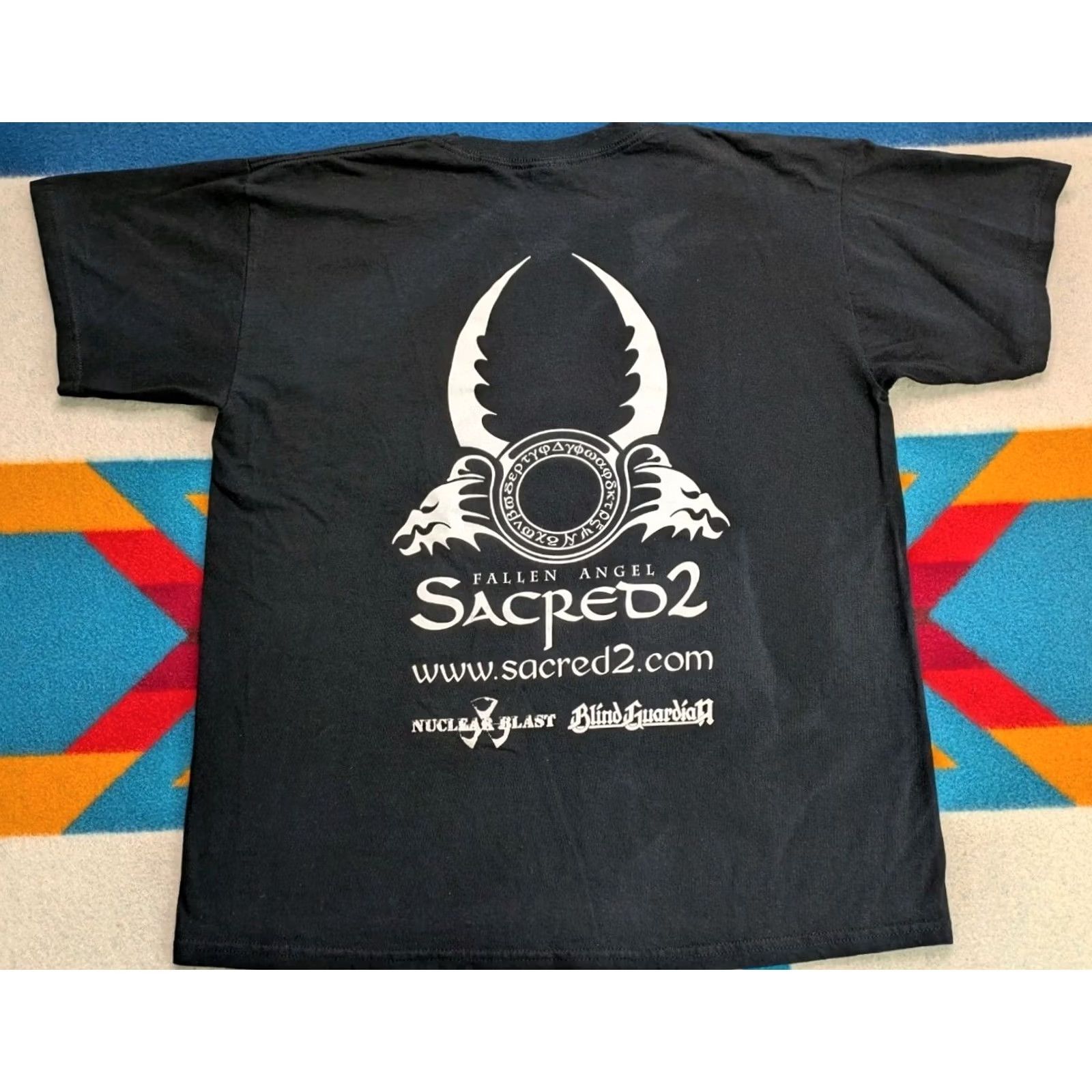 Vintage VINTAGE Fallen Angel Shirt L Black Fallen Angel Sacred 2 Official Employee PC Gaming 90s Size US L / EU 52-54 / 3 - 4 Thumbnail