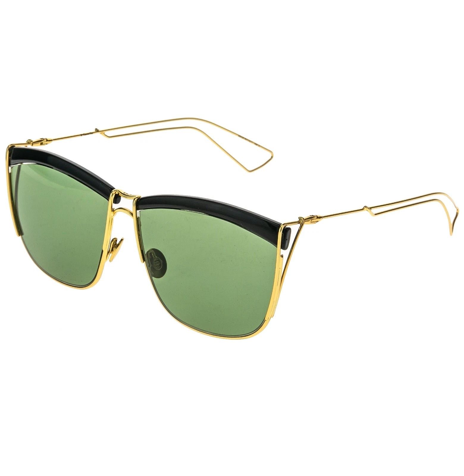 Christian Dior Monsieur CHRISTIAN DIOR SOELECTRIC SO ELECTRIC Gold Black Sunglasses Size ONE SIZE - 7 Thumbnail