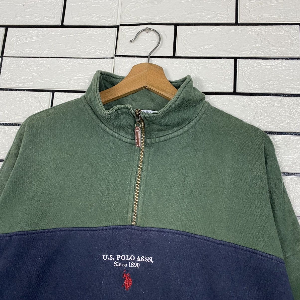 Japanese Brand 📌Vintage Half Zipper Anorak Design U.S Polo Assn Small Pony Size US M / EU 48-50 / 2 - 9 Thumbnail