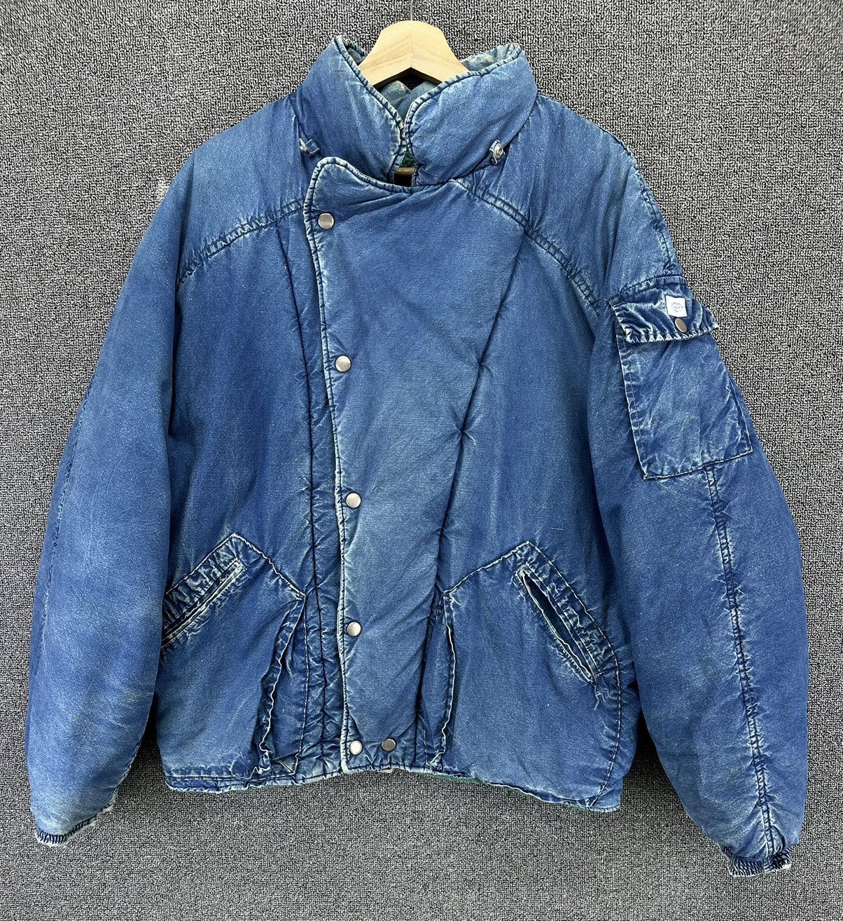 Vintage Marithe Francois Girbaud Closed Sherpa Denim Jacket