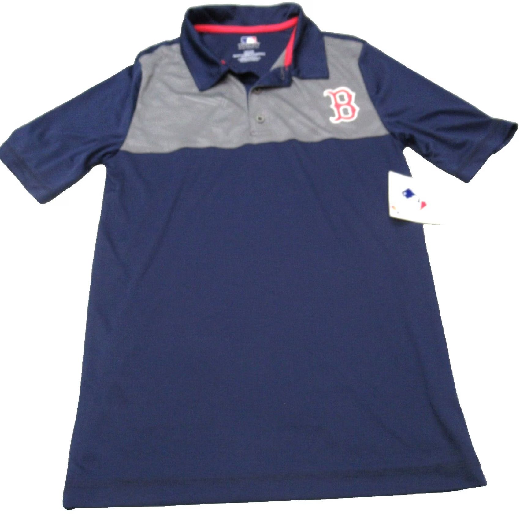 MLB Boston Red Sox Polo Shirt Mens Small MLB Colorblock Short Sleeve Jersey NEW Size US S / EU 44-46 / 1 - 2 Thumbnail