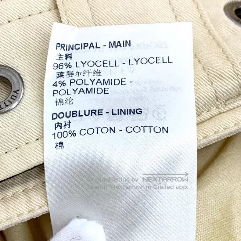 Louis Vuitton Louis Vuitton Beige Belt Buckle Casual Pants Radish Pants Size US 36 / EU 52 - 8 Thumbnail
