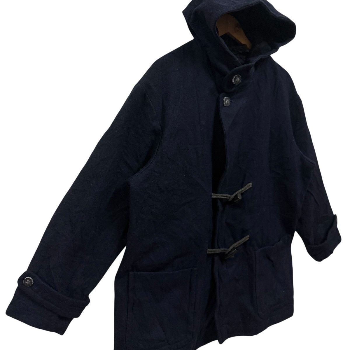 Tete Homme Tete Homme Katoh Kazutaka Hooded Wool Jacket Size US XL / EU 56 / 4 - 4 Thumbnail