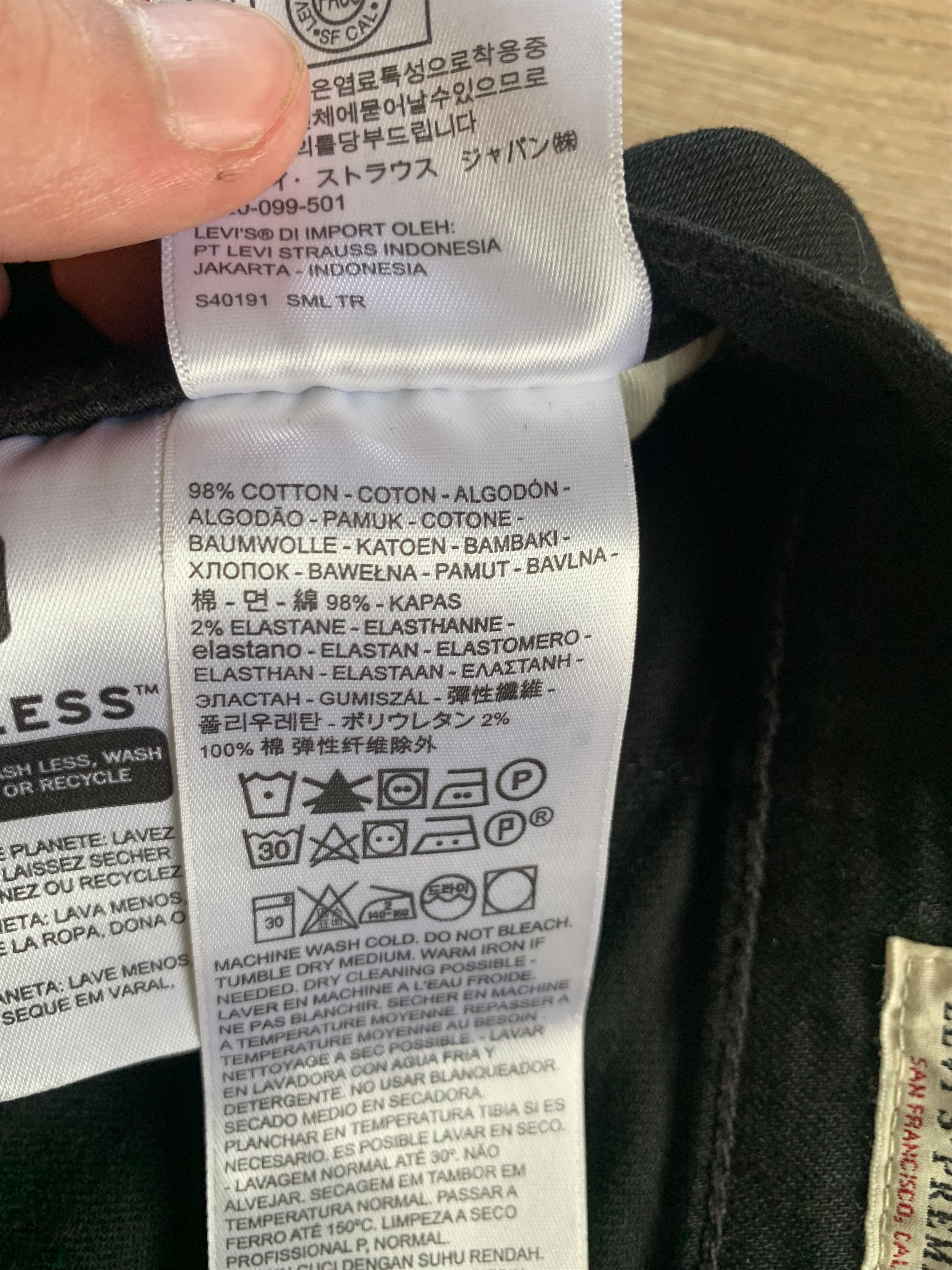 Levi's Levi's Premium Black Denim Jeans Size US 32 / EU 48 - 7 Thumbnail