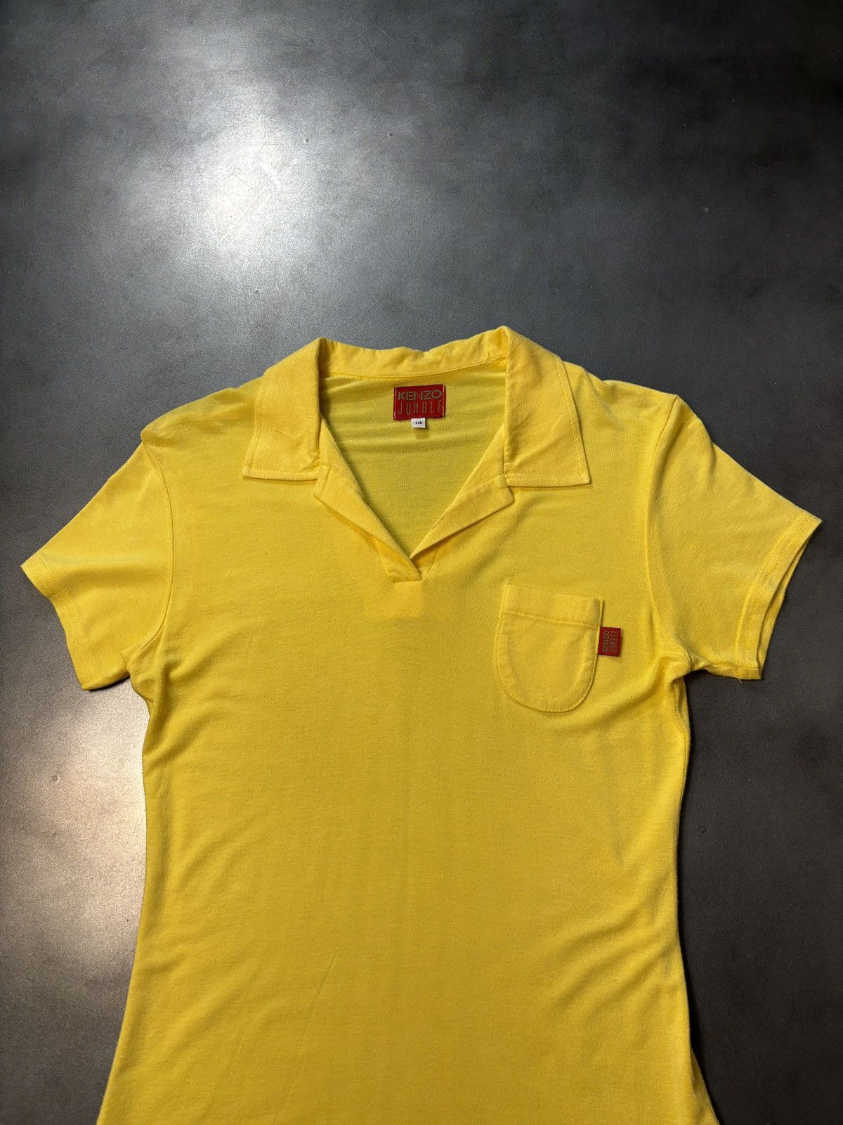 Kenzo × Vintage Vintage Kenzo Jungle Polo Shirt 1990s Kenzo Short Sleeve Y2K Size S / US 4 / IT 40 - 9 Thumbnail
