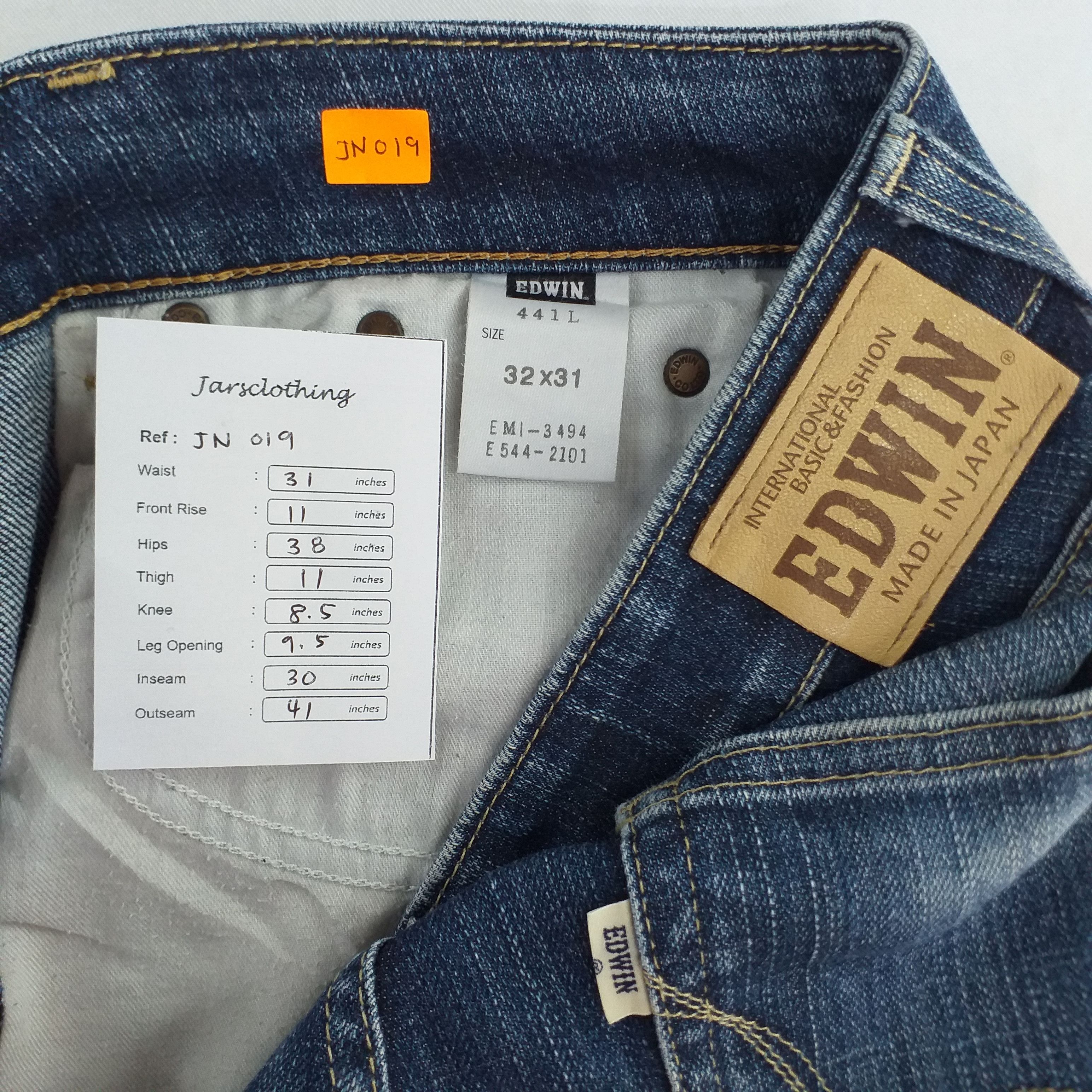 If Six Was Nine Vintage Edwin Distressed Flare Denim 31x30 -JN019 Size US 31 - 14 Thumbnail