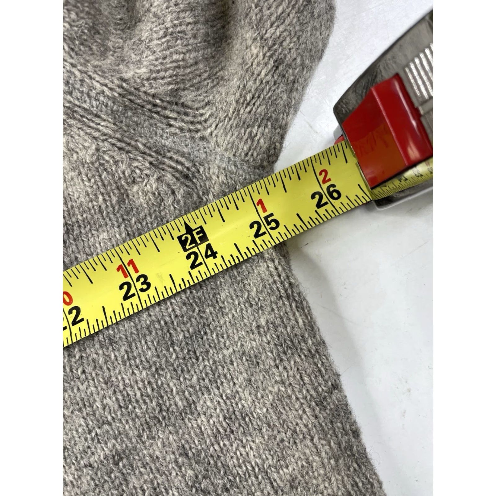 Polo Ralph Lauren VINTAGE Polo Ralph Lauren Wool V-Neck Sweater Mens XL Gray Knit Made in Japan Size US XL / EU 56 / 4 - 6 Thumbnail