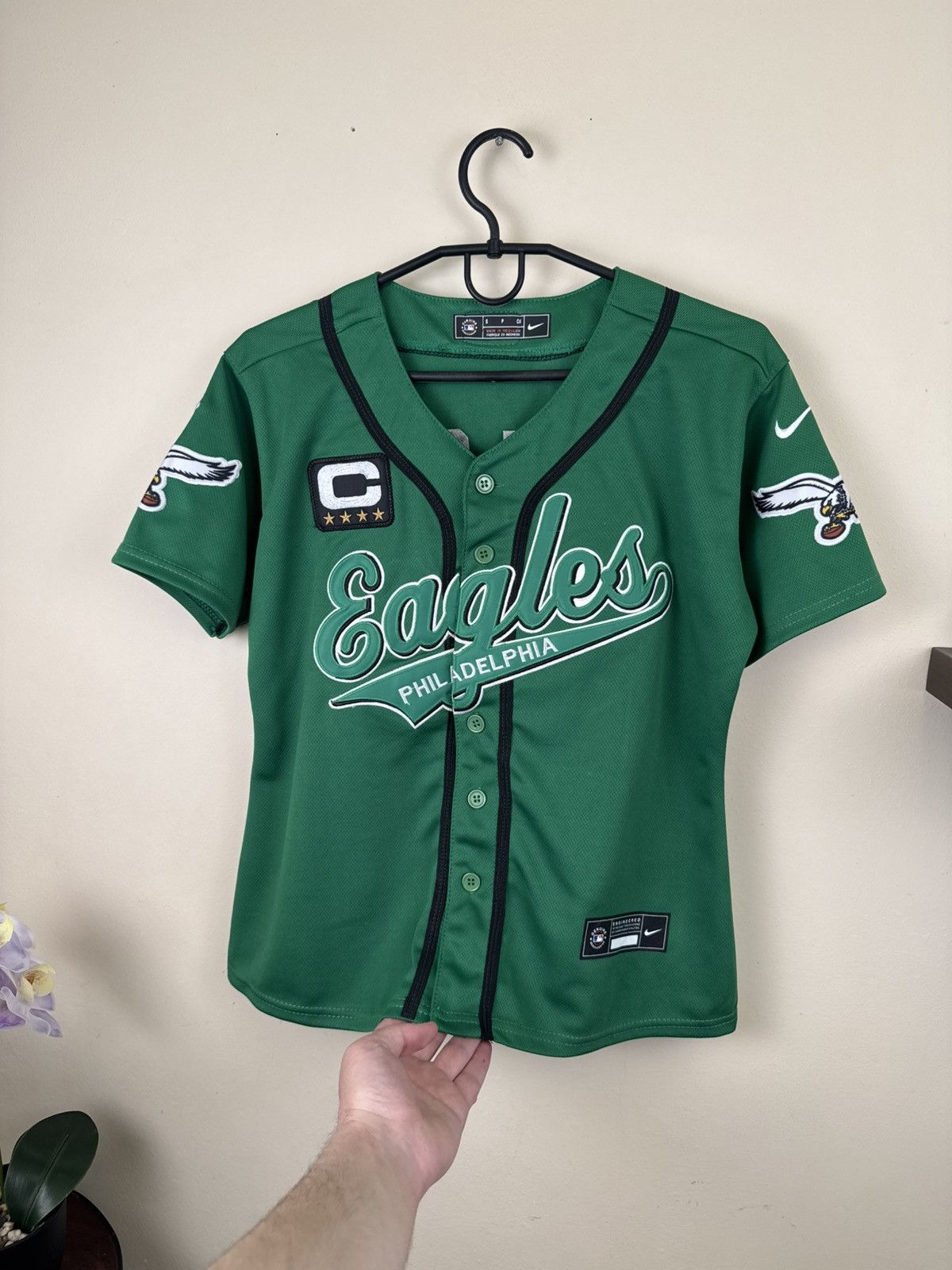 Nike Nike Jason Kelce Green Philadelphia Eagles Women S Baseball Size US S / EU 44-46 / 1 - 11 Thumbnail