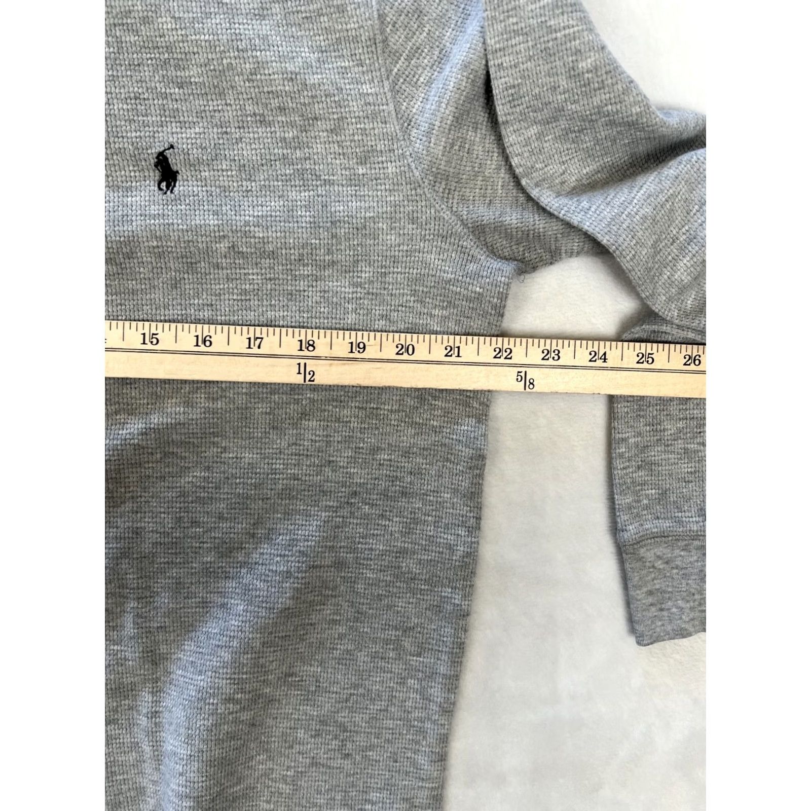 Polo Ralph Lauren Polo Ralph Lauren Sleep Shirt Gray XL Long Sleeve Crew Neck Knit Logo Pocketless Pullover 100% Cotton Men Vintage: No Size US XL / EU 56 / 4 - 6 Thumbnail