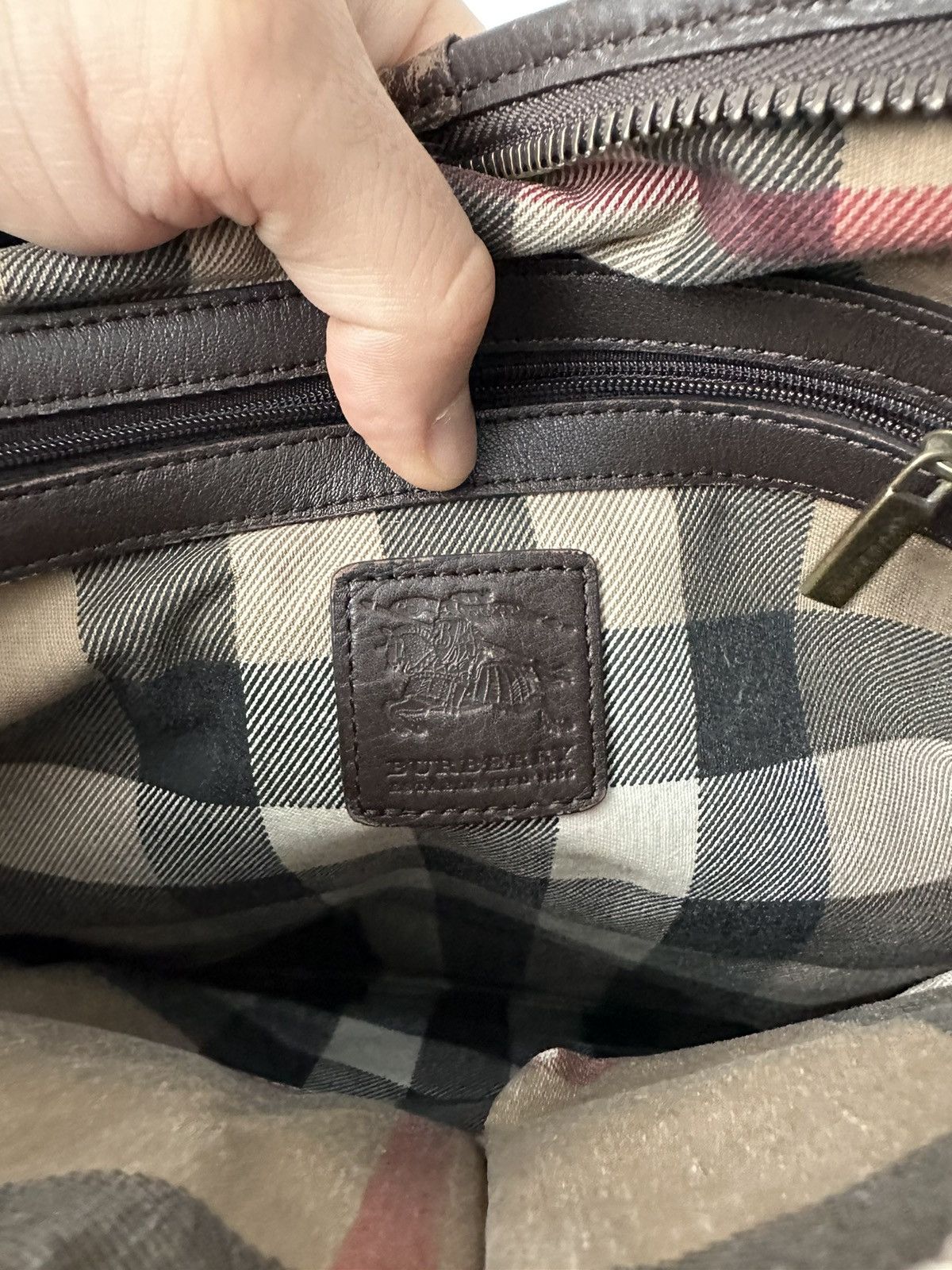 Burberry Burberry nylon brown crossbody bag Size ONE SIZE - 13 Thumbnail