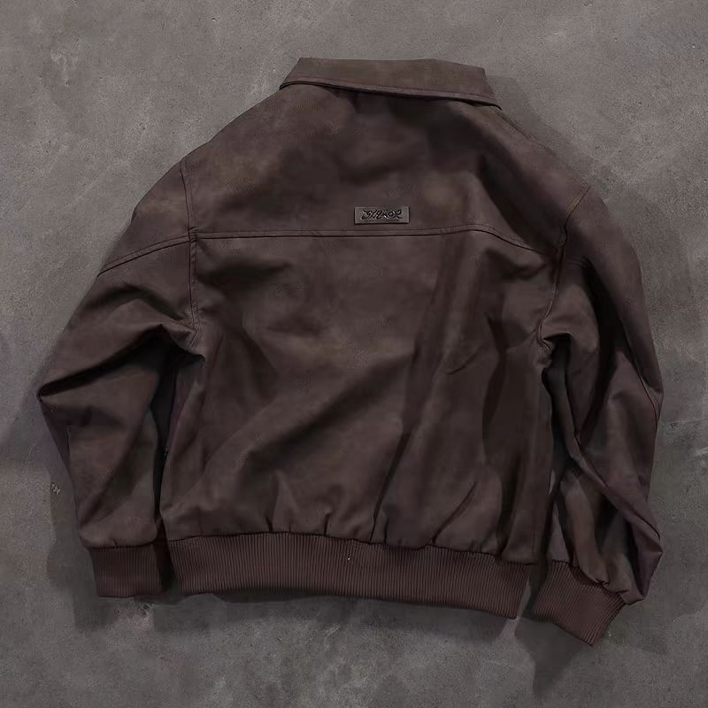 Japanese Brand × Vintage Vintage Street Buckskin Casual Leather Jacket Coat Size US M / EU 48-50 / 2 - 4 Thumbnail