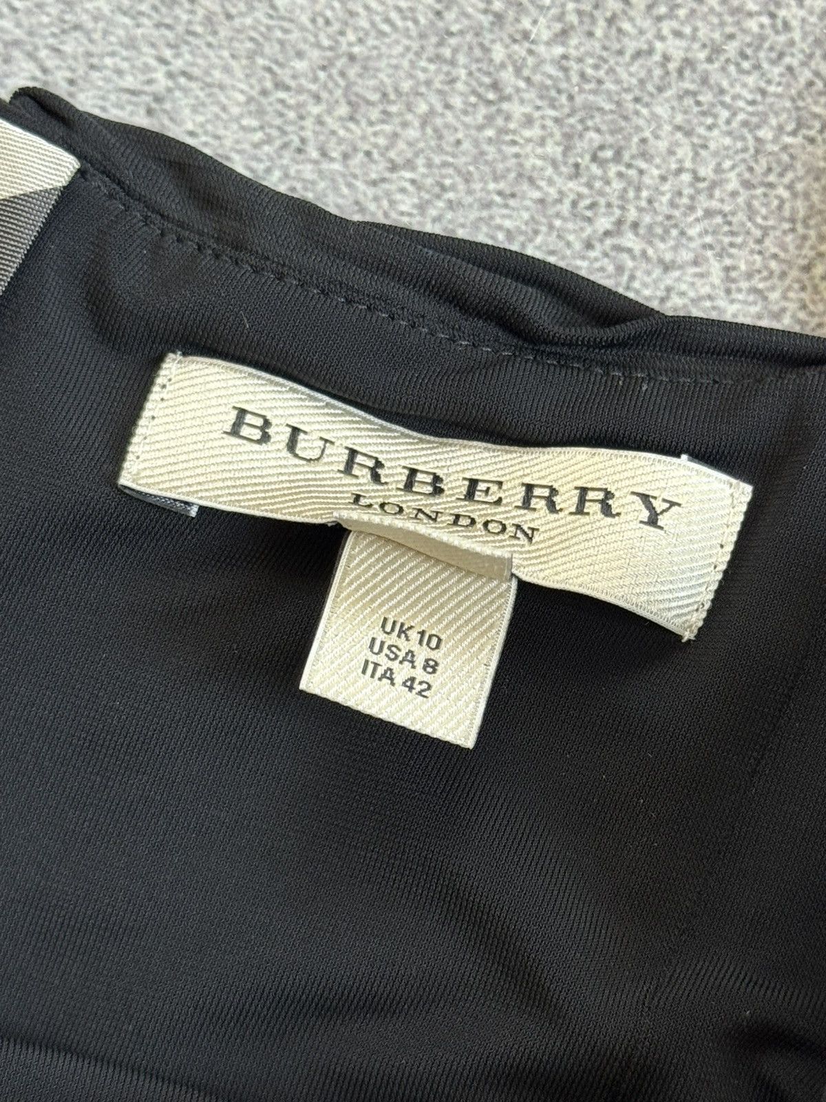 Burberry Burberry London UK10/USA8/IT42 black dress 👗 sleeveless Size M / US 6-8 / IT 42-44 - 12 Thumbnail