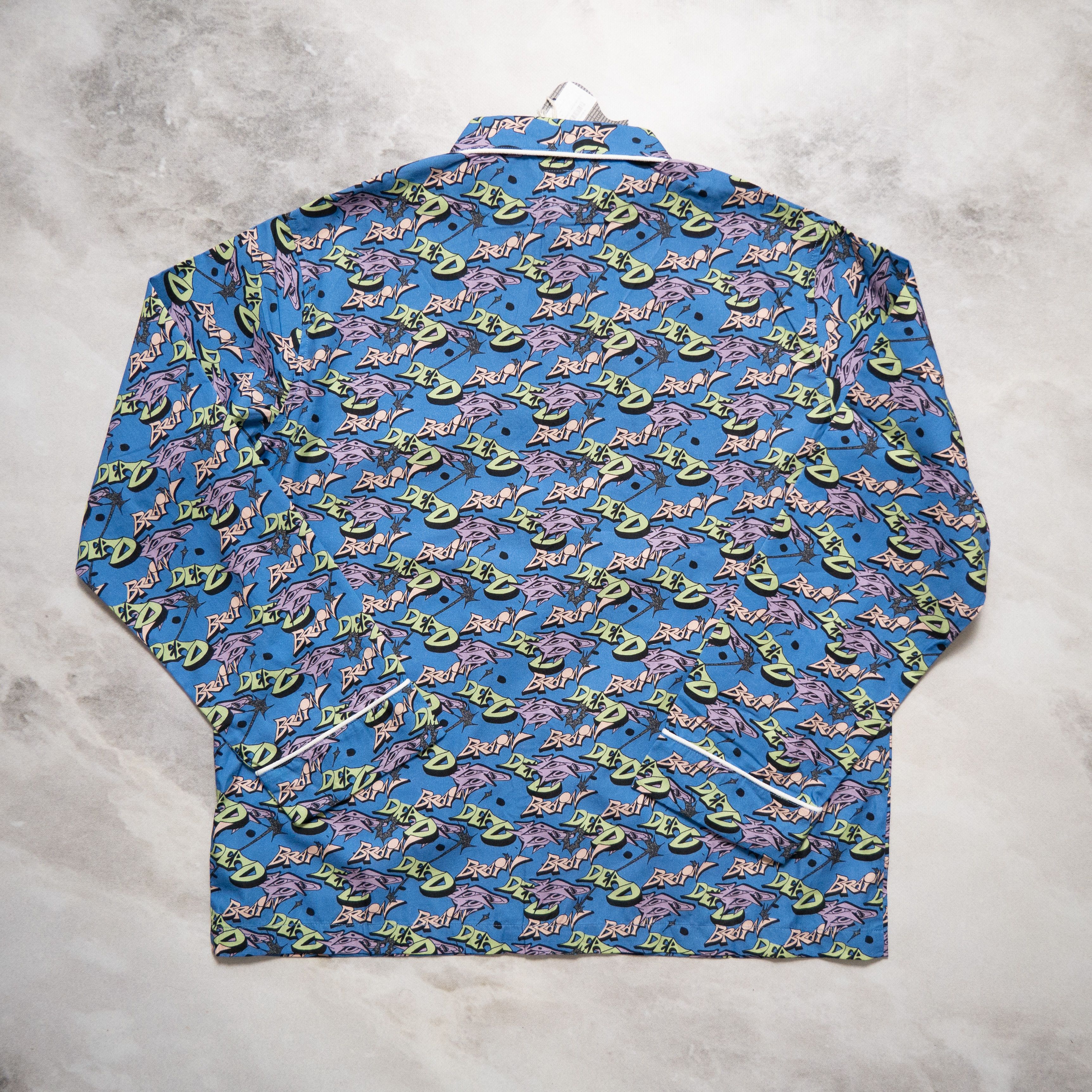 Brain Dead Brain Dead Pajama Button Ups Shirt New M Size US M / EU 48-50 / 2 - 2 Thumbnail
