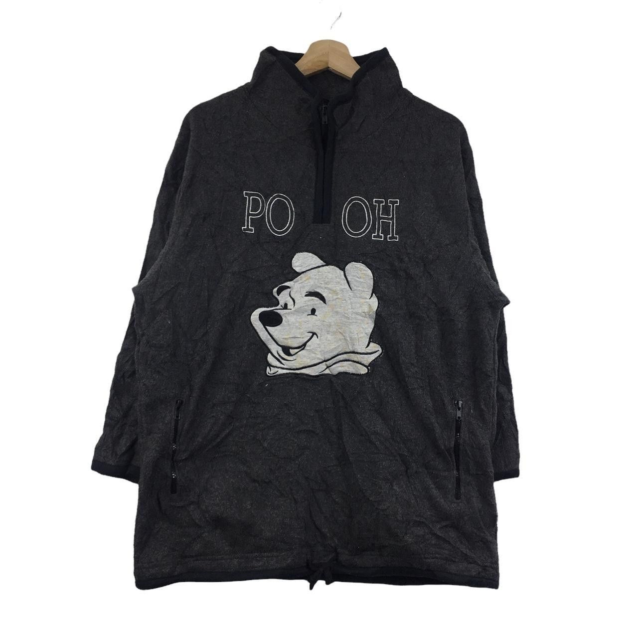 Vintage Vtg DISNEY WINNIE The POOH Cartoon Fleece Jacket Sweater Size M / US 6-8 / IT 42-44 - 1 Thumbnail