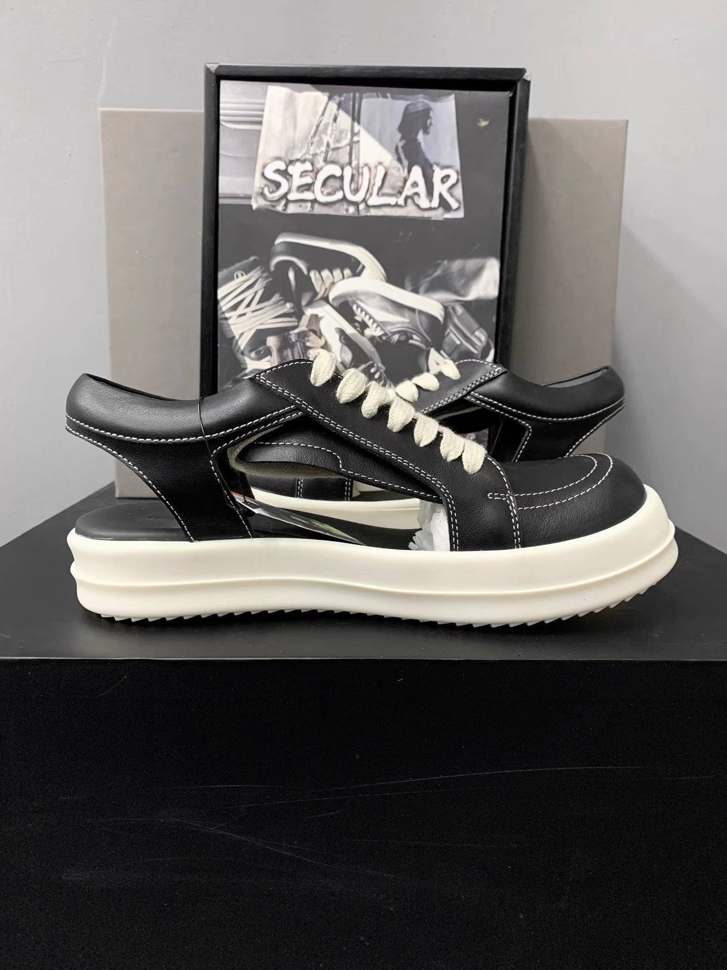 Rick Owens Rick Owens 25SS Copyright-Infringing Low-Top Sneakers K34 Size US 6 / IT 36 - 5 Thumbnail