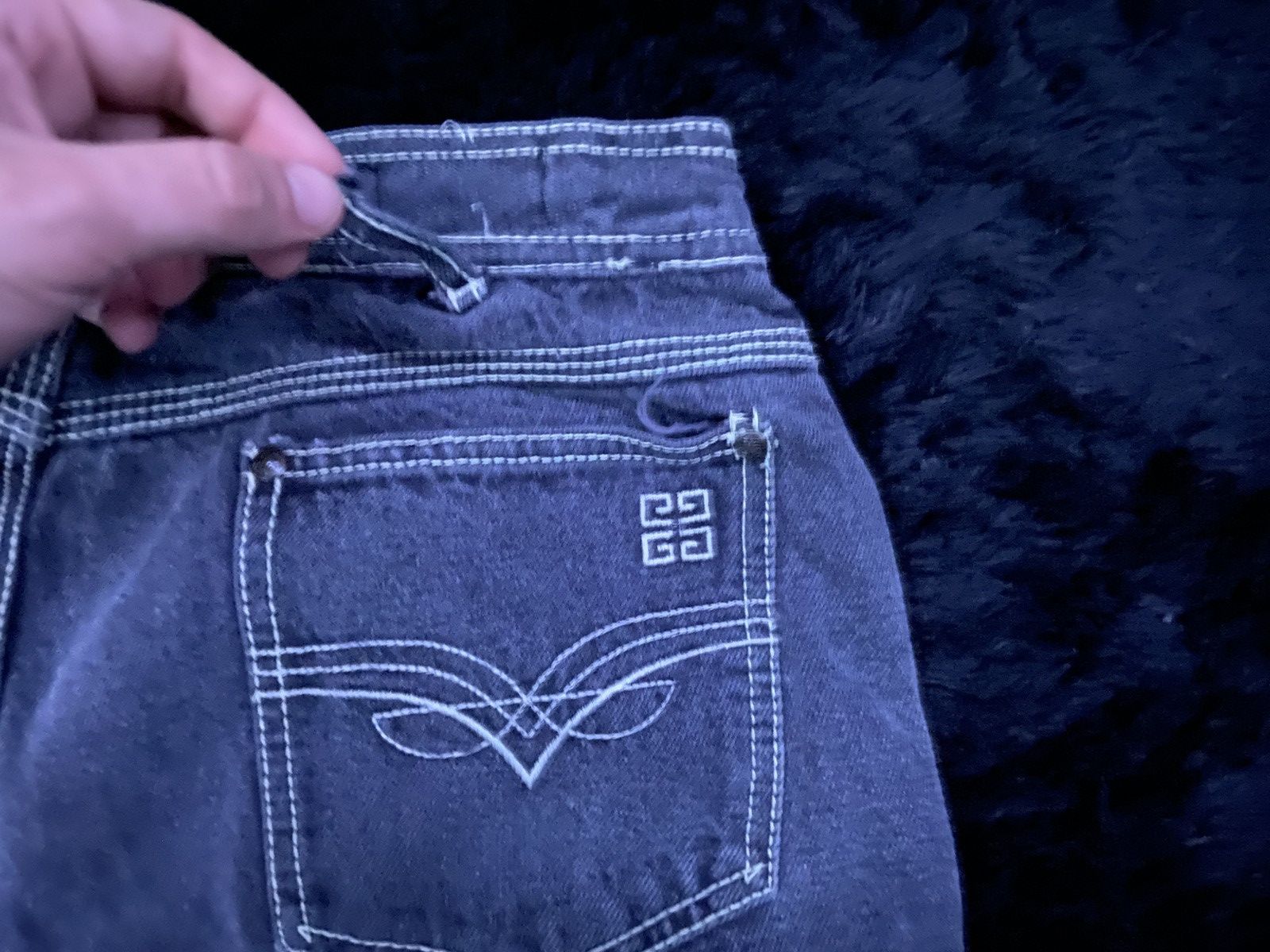Givenchy Givenchy Vintage Grey Flared Denim Size US 28 / EU 44 - 4 Thumbnail
