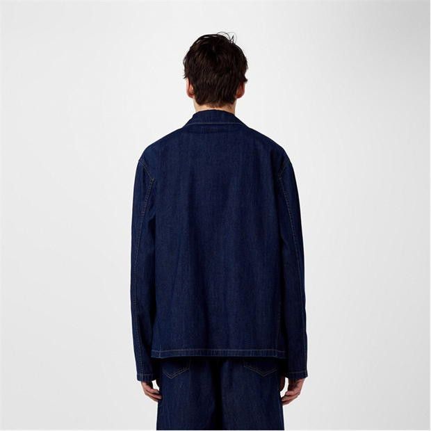 Prada PRADA Triangle Logo Denim Overshirt Size US M / EU 48-50 / 2 - 4 Thumbnail