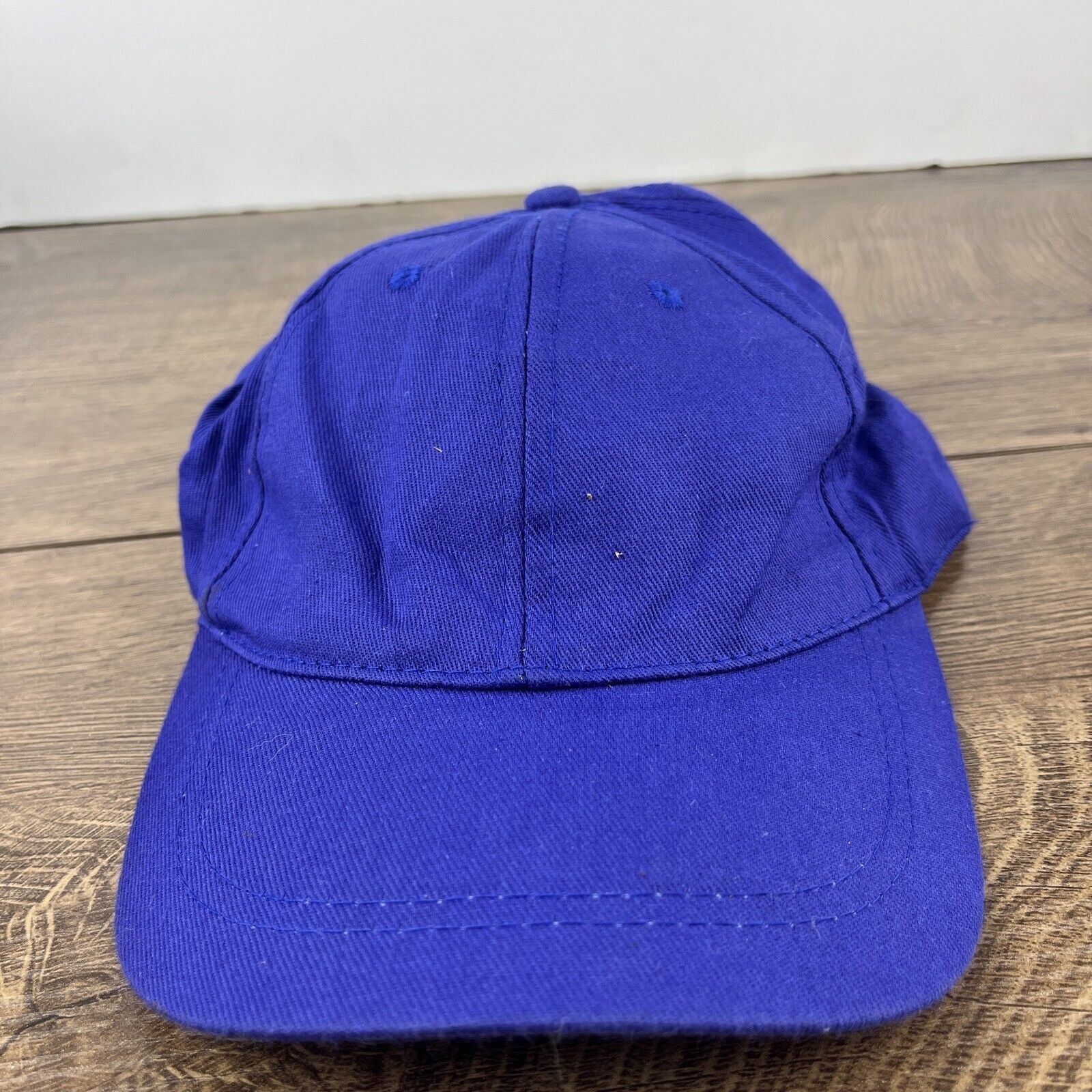 Other Blue Baseball Cap Blue Hat Adjustable Adult Size Hat Blue Ca Size ONE SIZE - 5 Thumbnail
