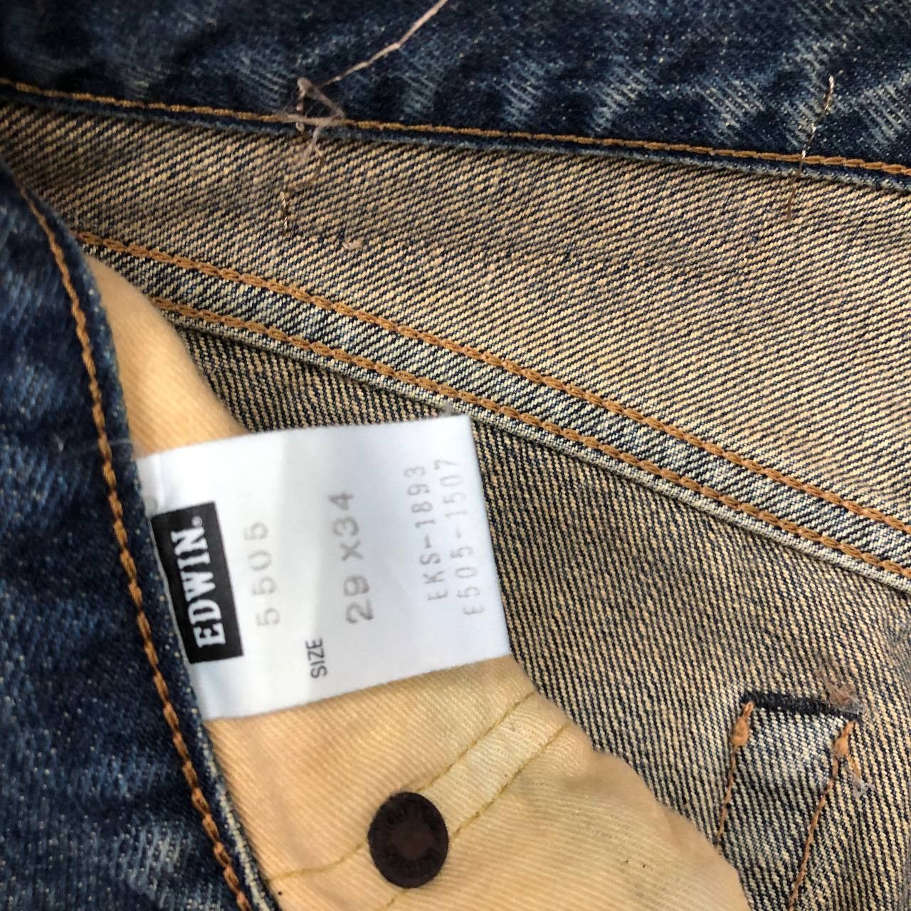 Edwin P46 VTG JAPAN EDWIN SELVEDGE JEANS Size US 30 / EU 46 - 8 Thumbnail