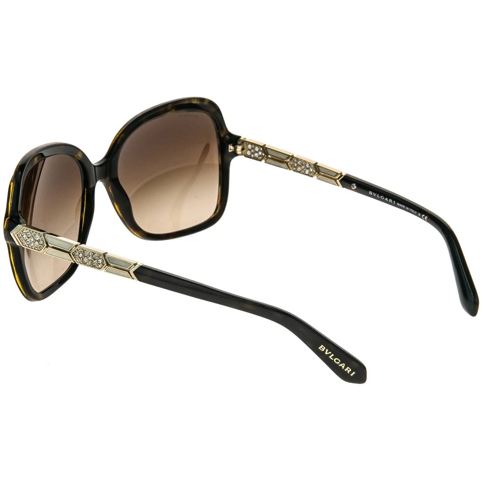 Bvlgari BULGARI BV8181B 8181 Serpenti Brown Havana Sunglasses Size ONE SIZE - 11 Thumbnail