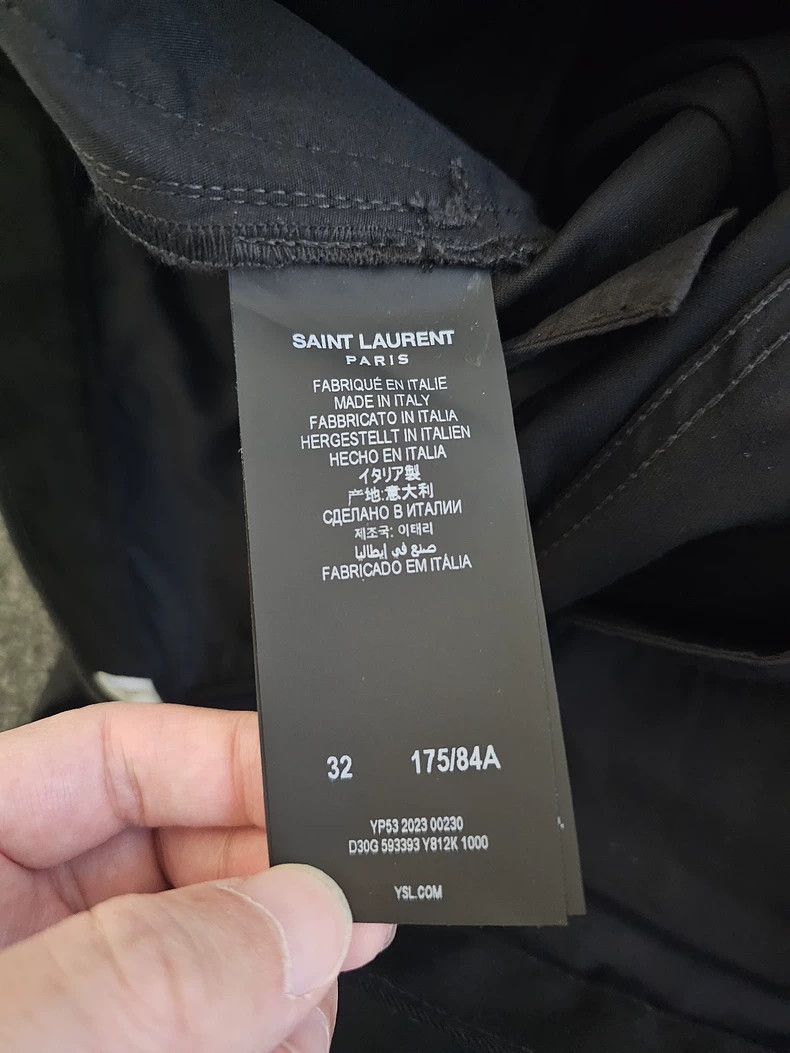 Yves Saint Laurent Saint Laurent Black slacks pants 2502-Nextarrow Size US 32 / EU 48 - 5 Thumbnail