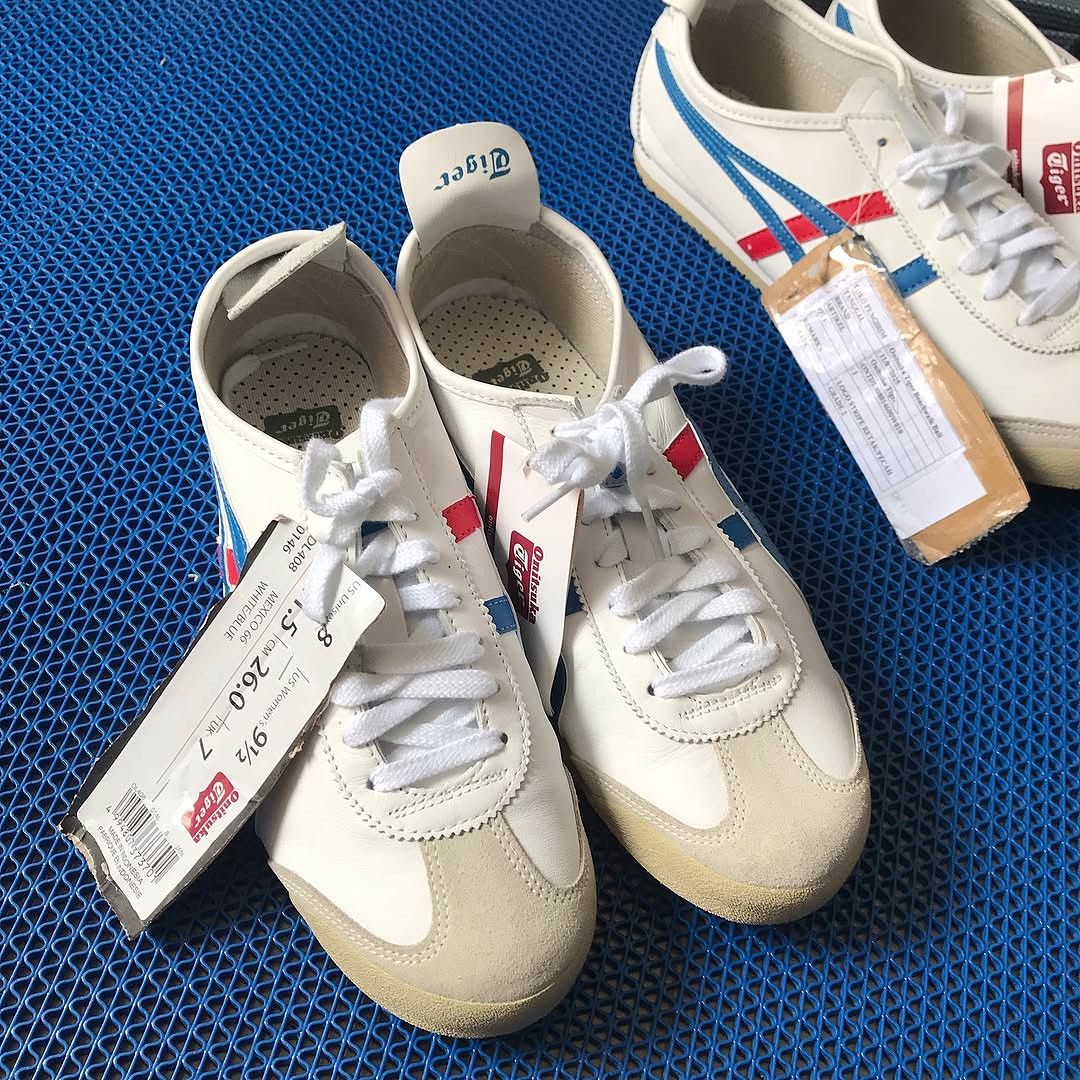 Onitsuka Tiger Onitsuka Tiger MEXICO 66 White Blue French Stripe 44 euR Size US 11 / EU 44 - 3 Thumbnail