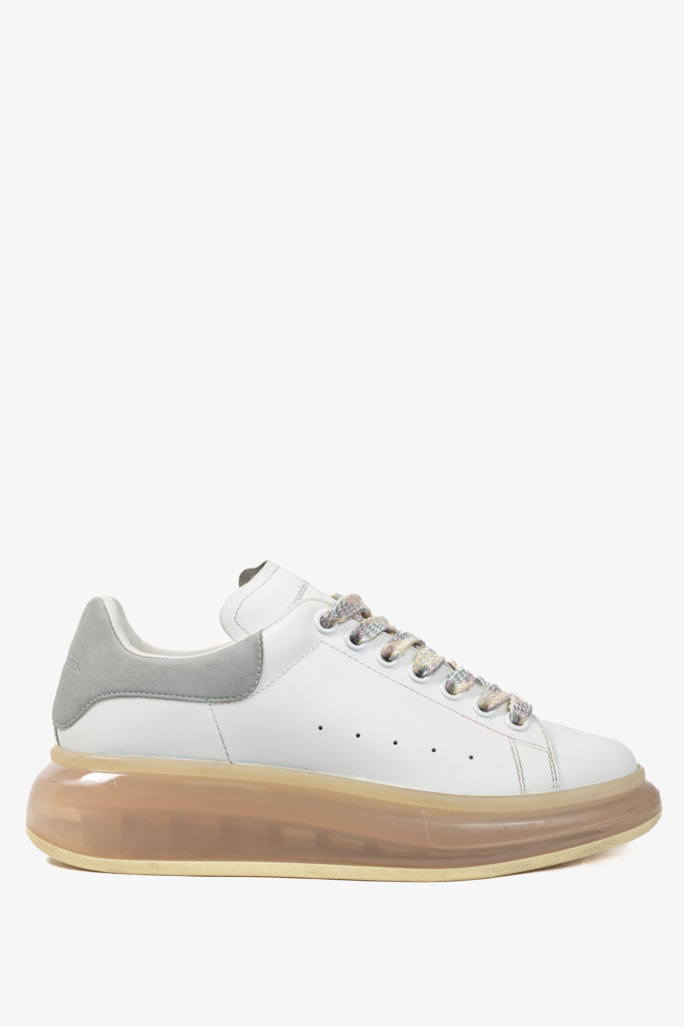 Alexander McQueen Alexander McQueen Oversized Clear-Sole Lace-Up Sneakers Size US 8.5 / IT 38.5 - 1 Thumbnail