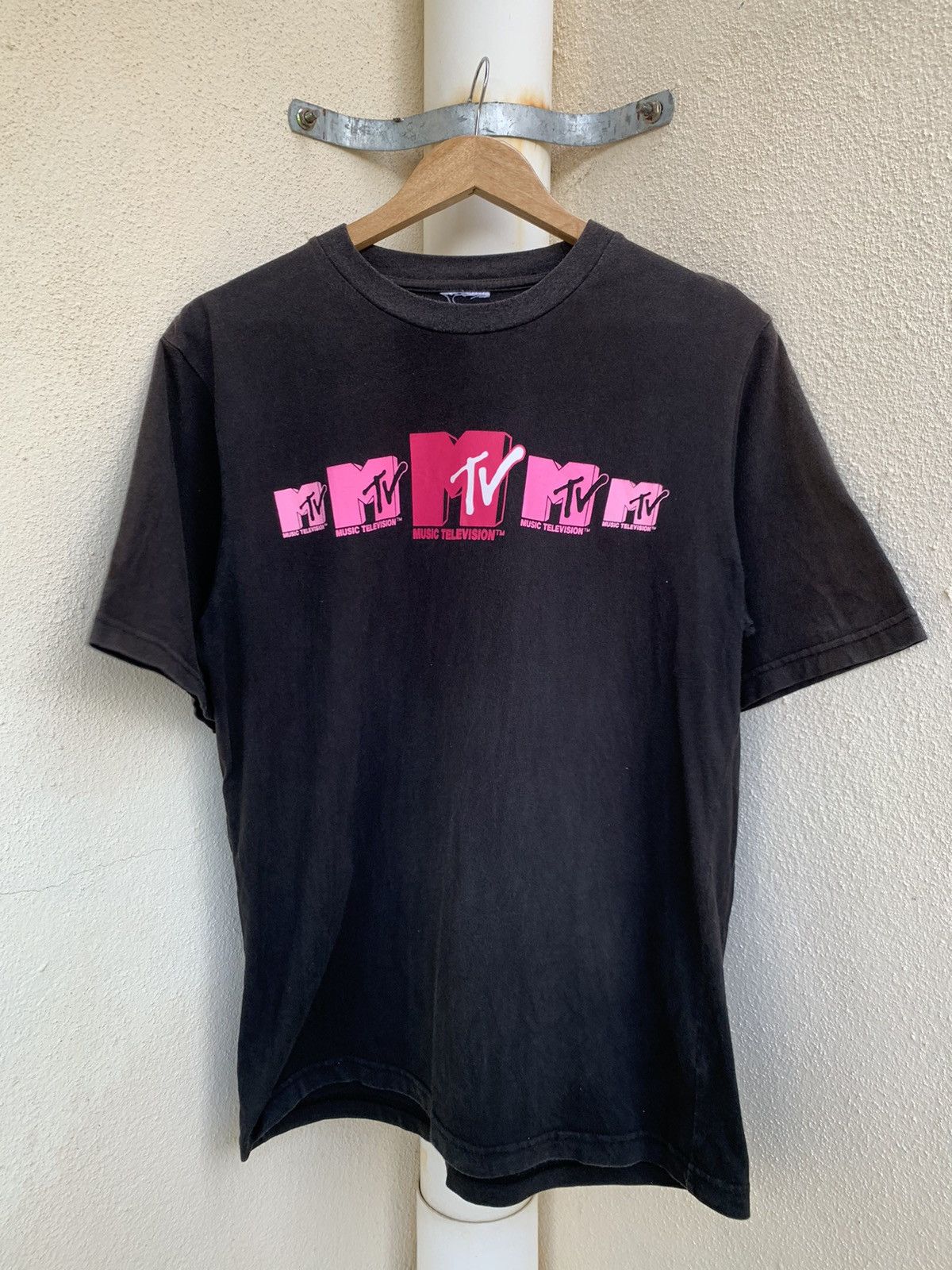 Mtv Rare MTV Music Television Faded T-Shirt Size US M / EU 48-50 / 2 - 2 Thumbnail