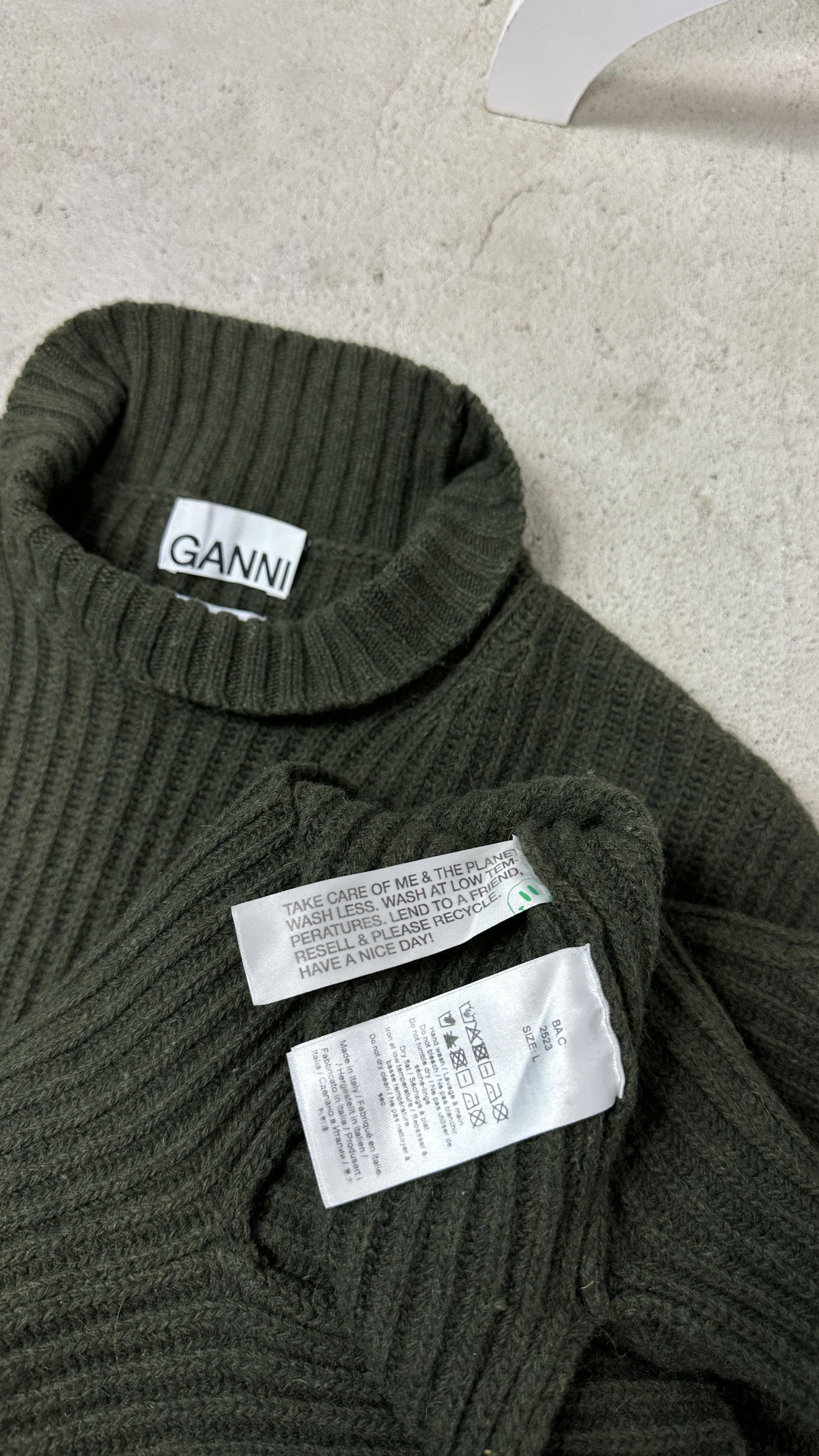 Ganni Vintage Streetwear Ganni Turtleneck Sleeveless Sweater Y2K Size M / US 6-8 / IT 42-44 - 6 Thumbnail