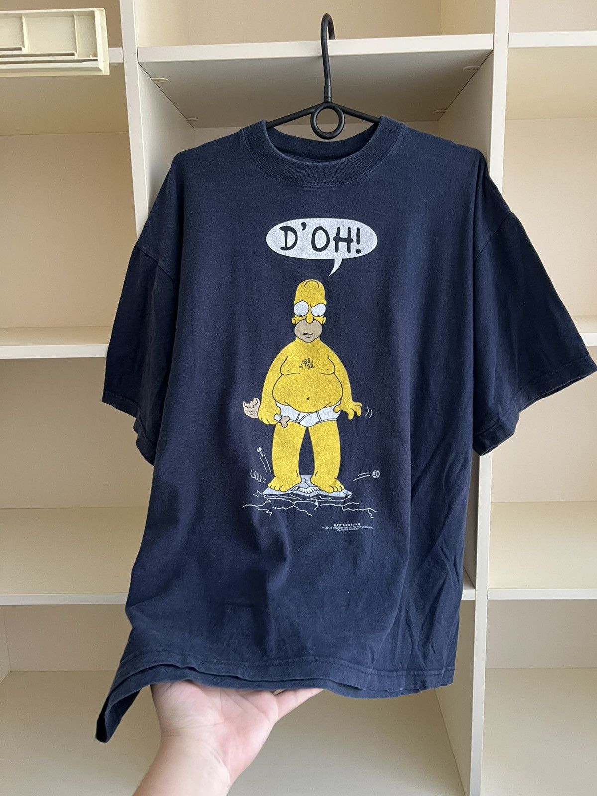 The Simpsons Vintage 1997 The Simpson T-Shirt Homer Movie Tee Size US XL / EU 56 / 4 - 5 Thumbnail