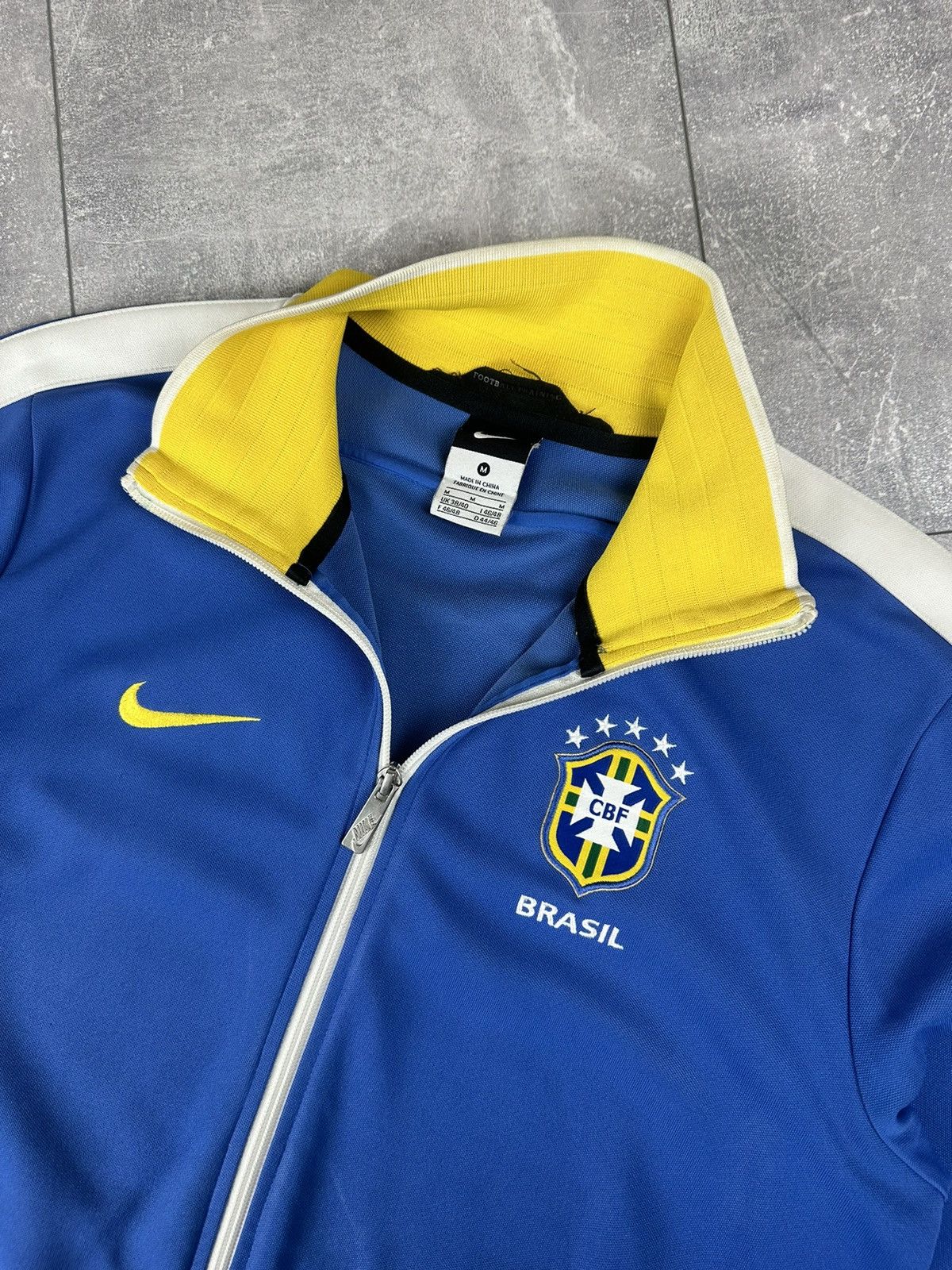 Nike Nike Brazil National Team 2010/11 Football Track-Top Jacket Size US M / EU 48-50 / 2 - 13 Thumbnail