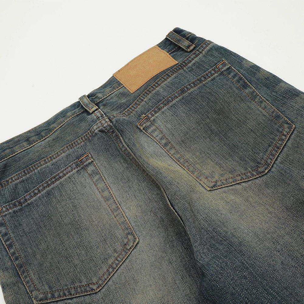 Vintage Men's American retro loose punk washed distressed jeans Size US 32 / EU 48 - 5 Thumbnail