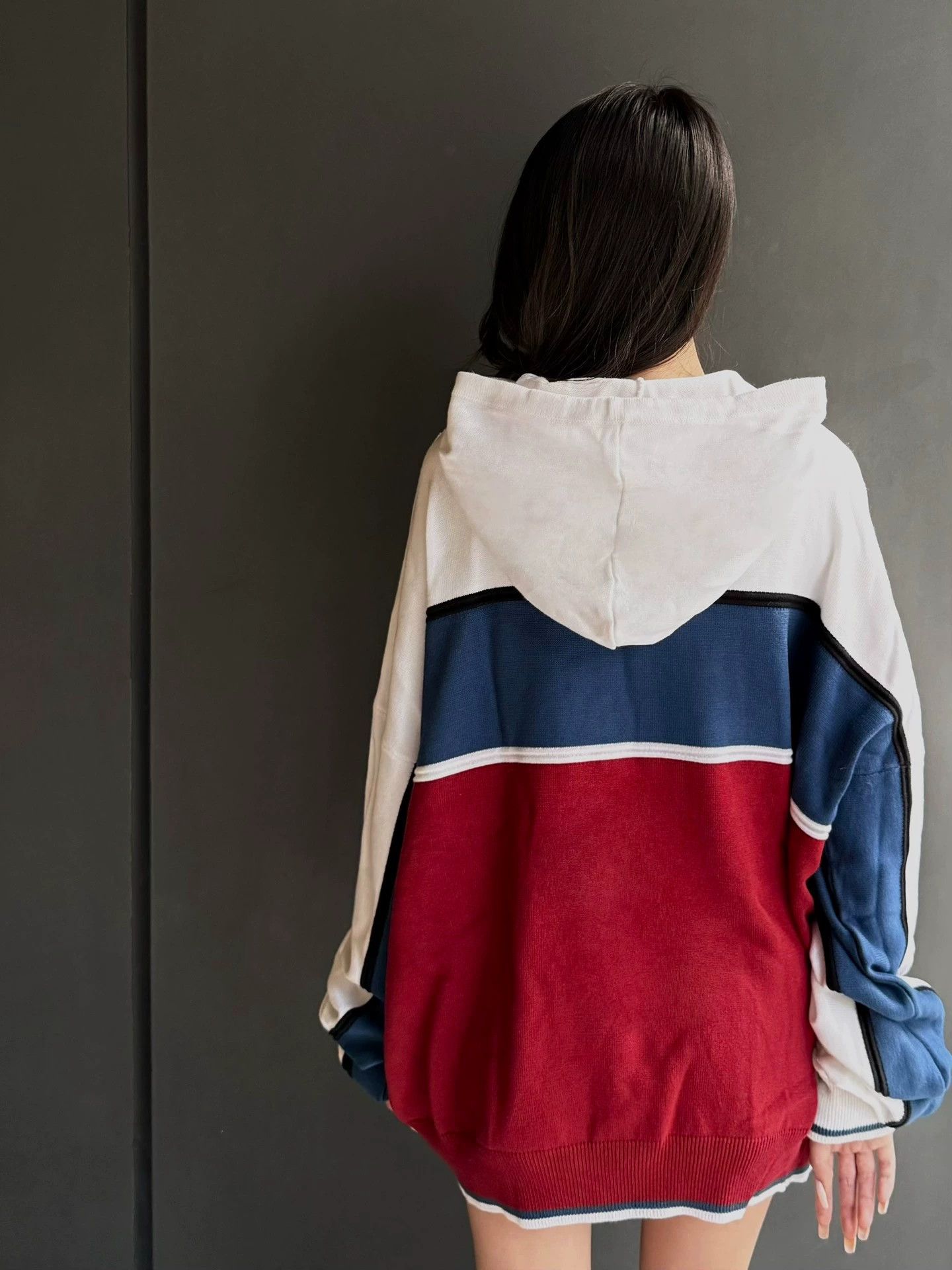 Y/Project Y/PROJECT Color Blocked Oversized Knit Hoodie S Unisex Size S / US 4 / IT 40 - 5 Thumbnail