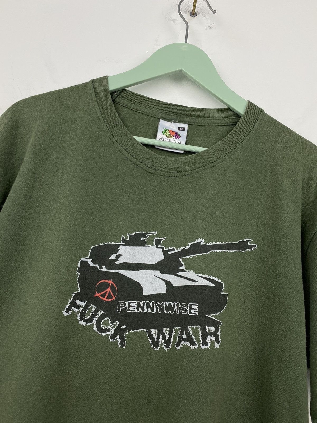 Band Tees Vintage Pennywise Fuck War Punk Rock T Shirt Tee Rancid Nofx Size US M / EU 48-50 / 2 - 2 Thumbnail