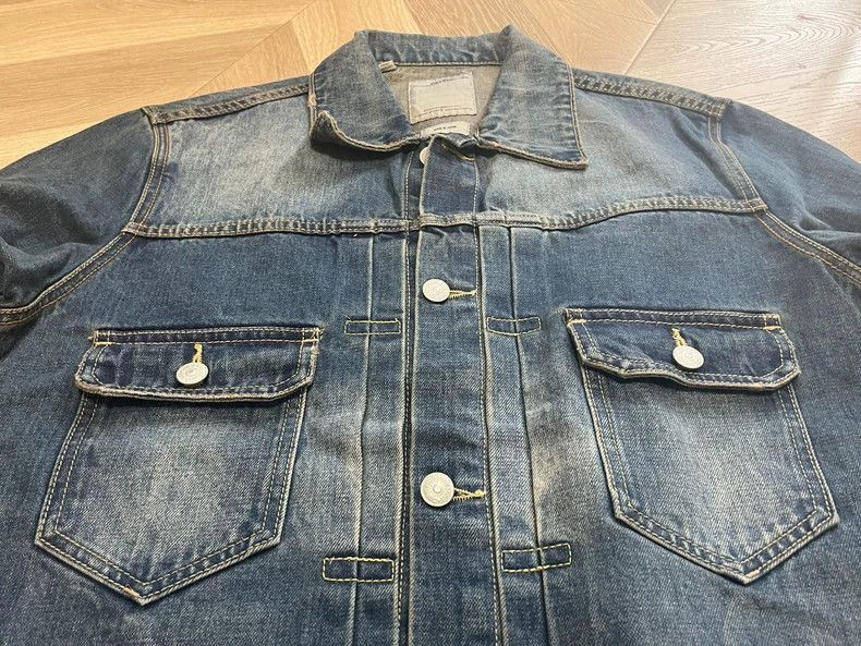Visvim Visvim visvim Denim Jacket with Snake Skin Tag-2507 Size US L / EU 52-54 / 3 - 2 Thumbnail