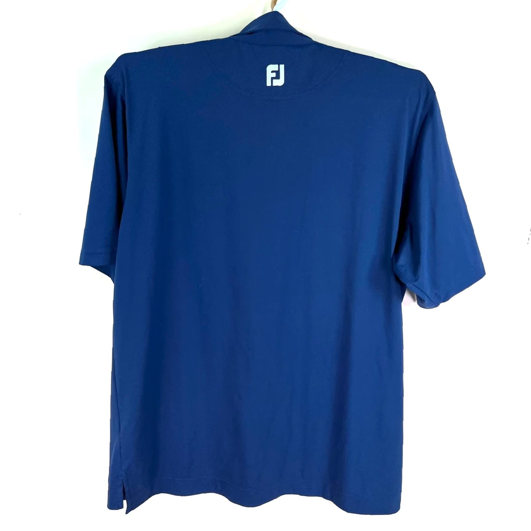 Footjoy FootJoy Polo Shirt Mens XL Blue Short Sleeve Knit Solid Logo Sports Golf Polo Size US XL / EU 56 / 4 - 5 Thumbnail