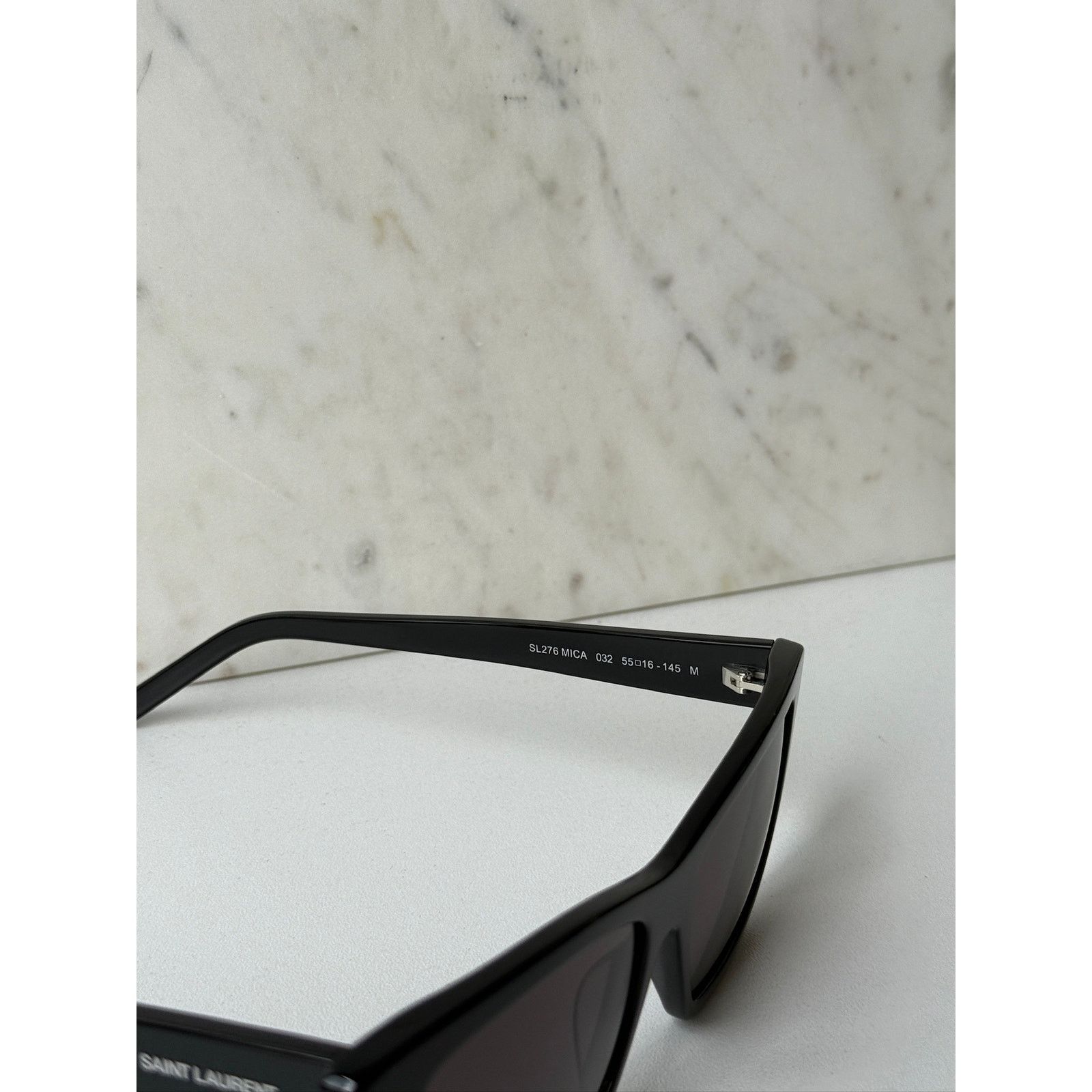 Saint Laurent Paris NEW Saint Laurent SL276 XL Mica Sunglasses in Black Size ONE SIZE - 3 Thumbnail