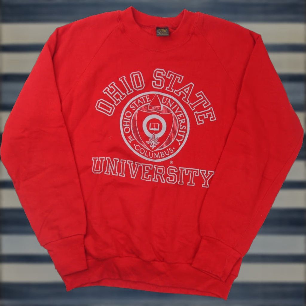 Vintage VINTAGE Ohio State University Mens Small Crewneck Sweatshirt Red Size US S / EU 44-46 / 1 - 1 Thumbnail